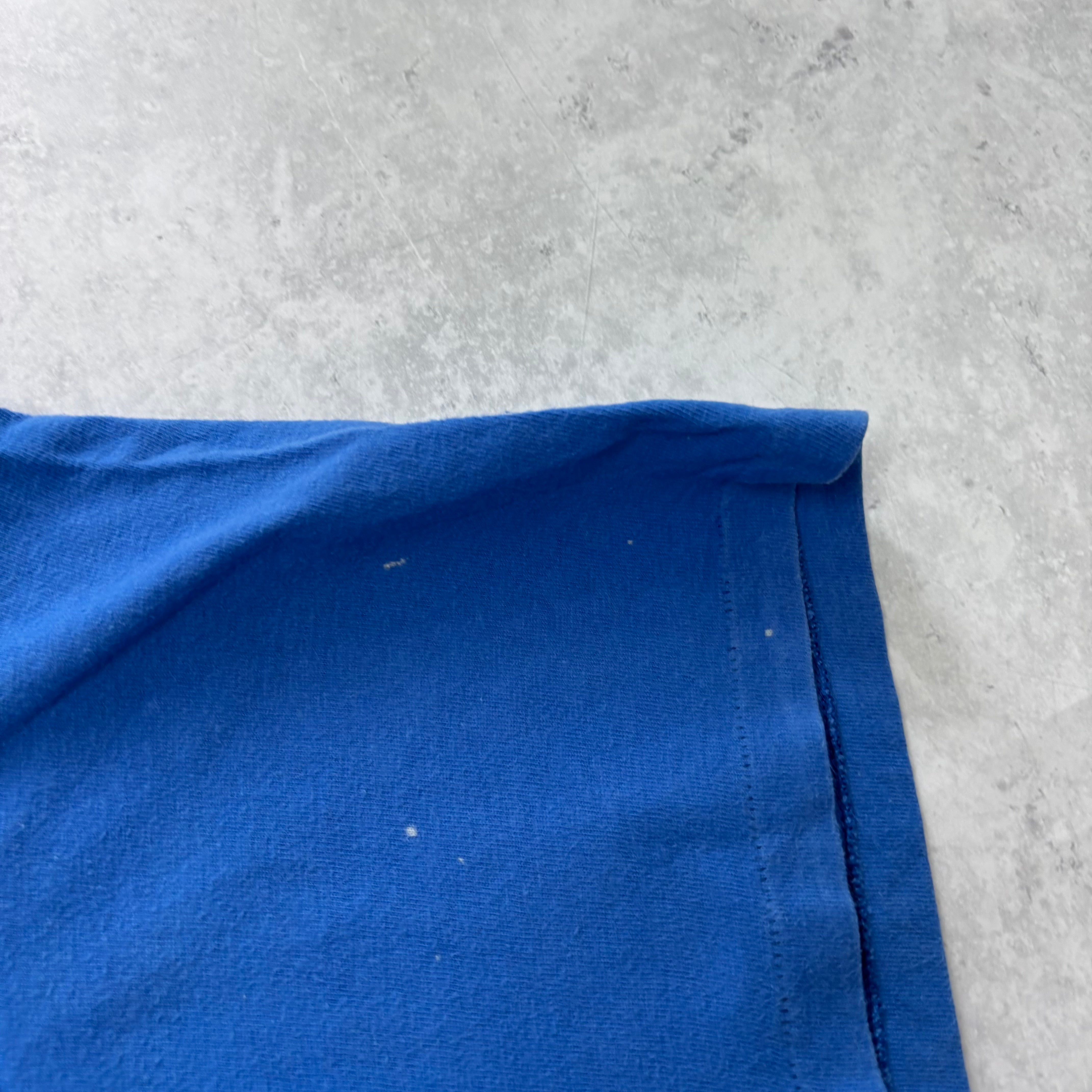 Vintage T Shirt Mens XL Blue Single Stitch Graphic Print 90s USA (F)