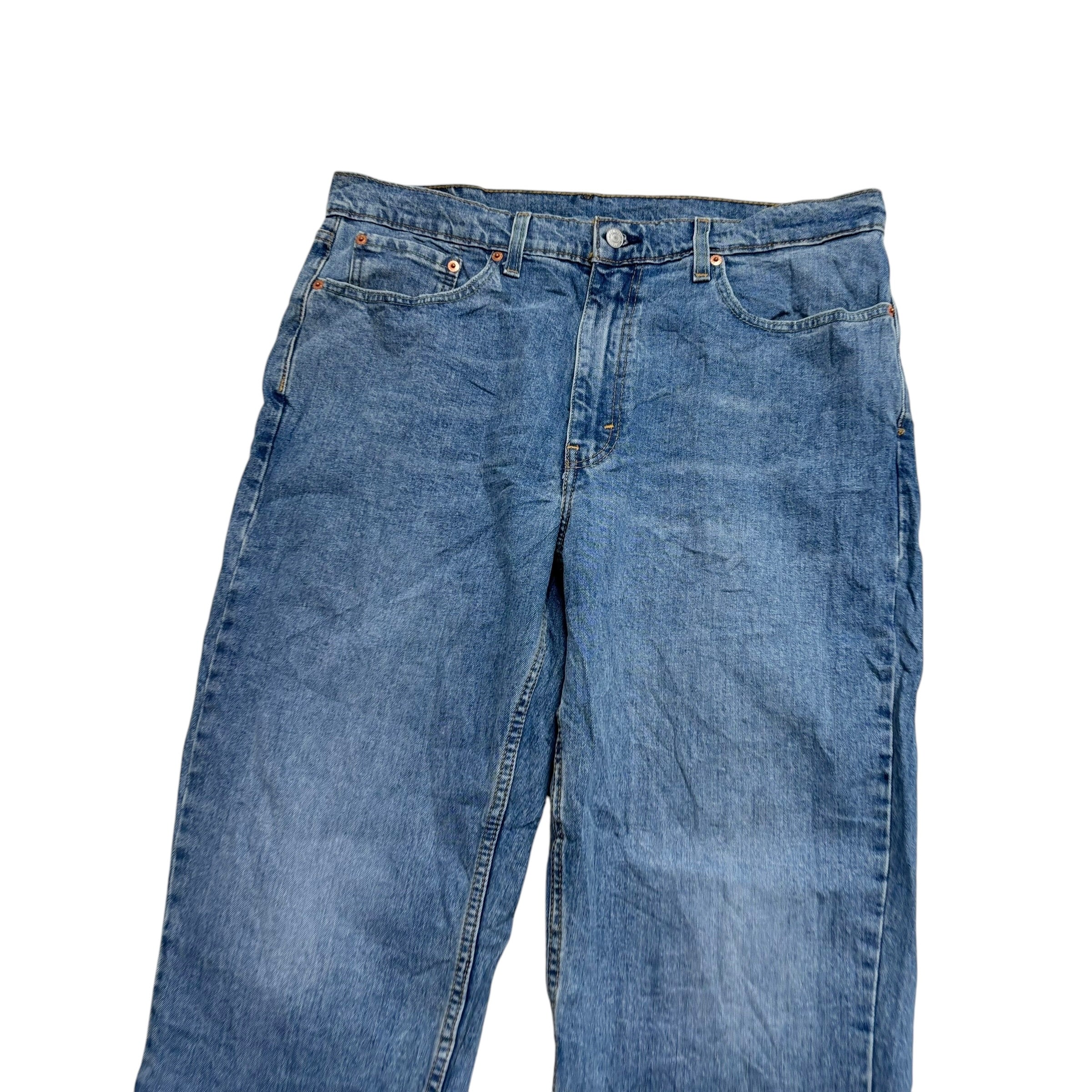 Levis 550 Jeans W36 L30 Mens Light Blue Baggy Relaxed Straight Stretch Denim