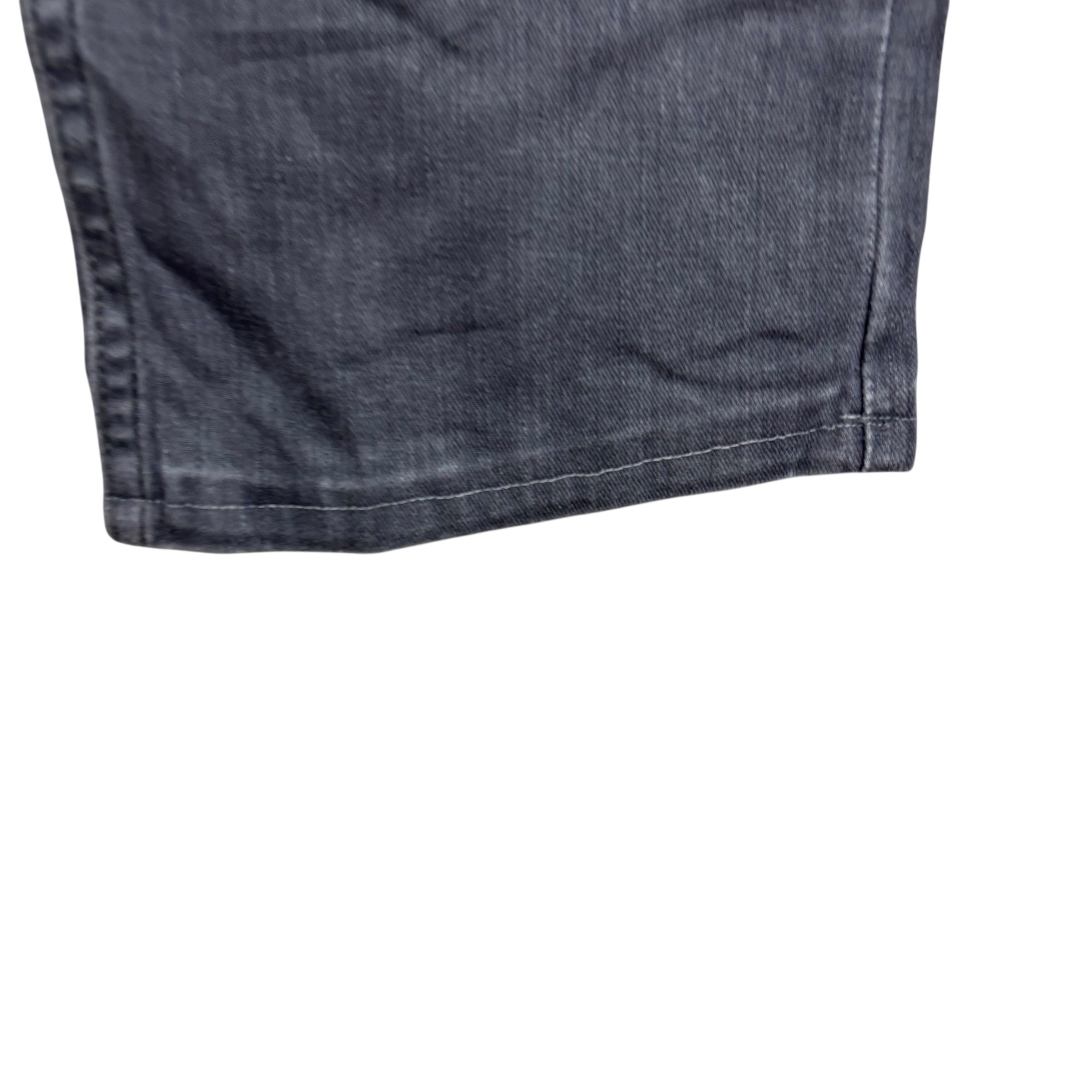 Levis 514 Jeans W34 L27 Mens Grey Regular Straight Fit Stretch Denim (E)