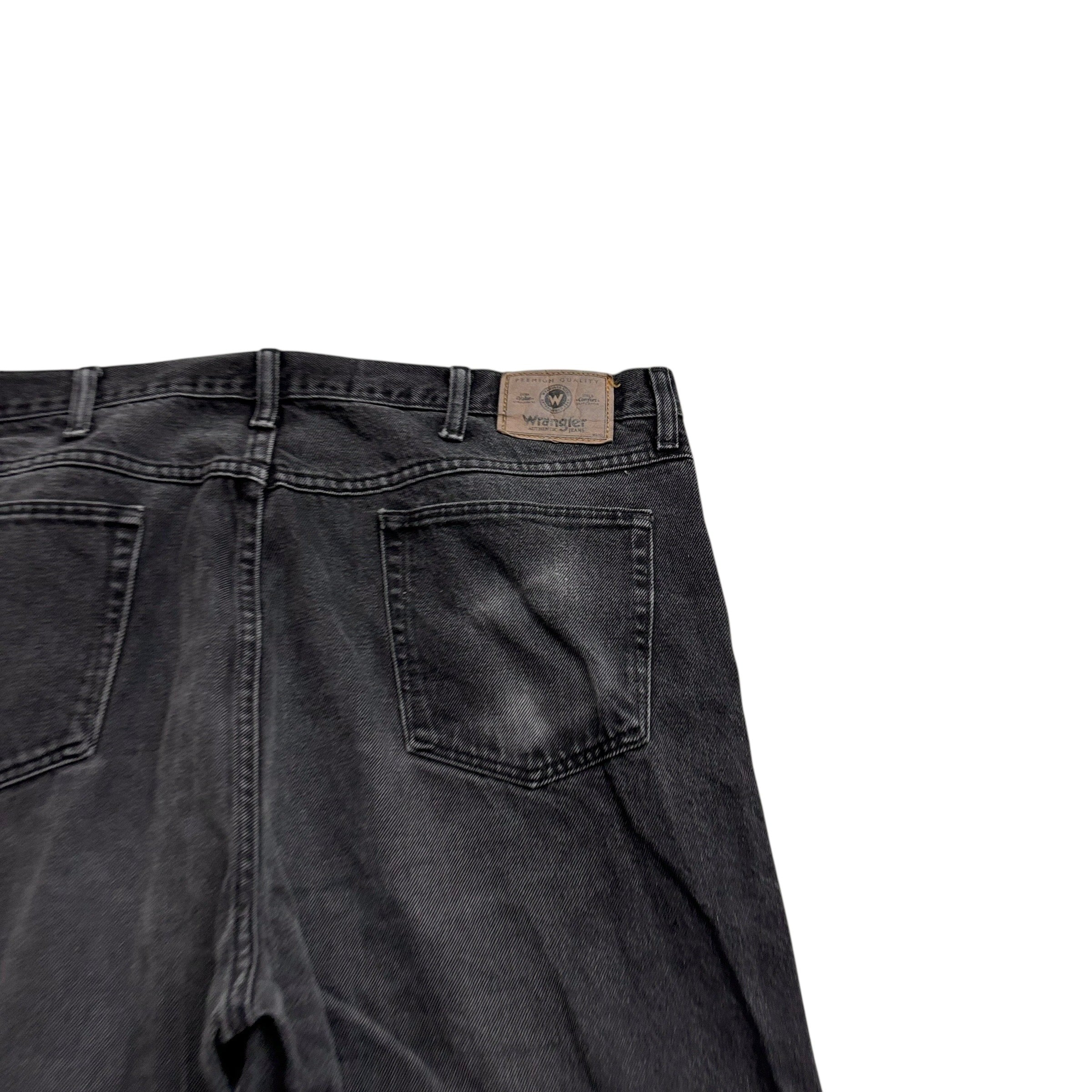 Wrangler Jeans W40 L30 Mens Black Regular Straight Fit Vintage Denim