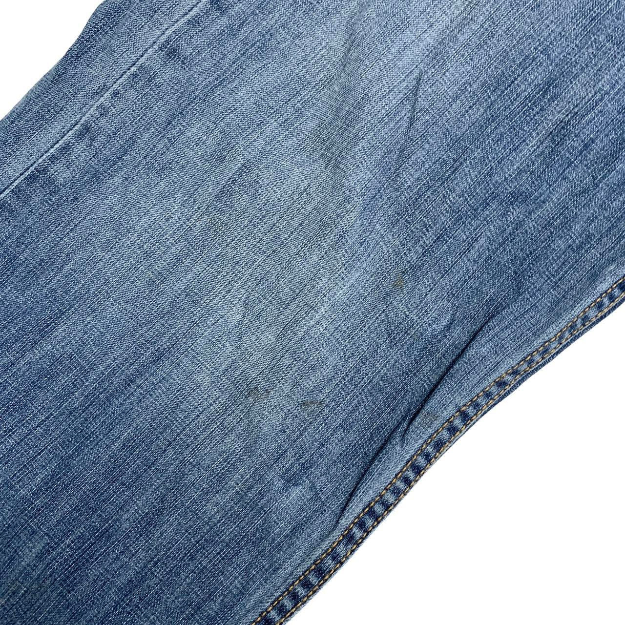 Levis 505 Jeans W38 L30 Mens Mid Blue Regular Straight Fit Denim