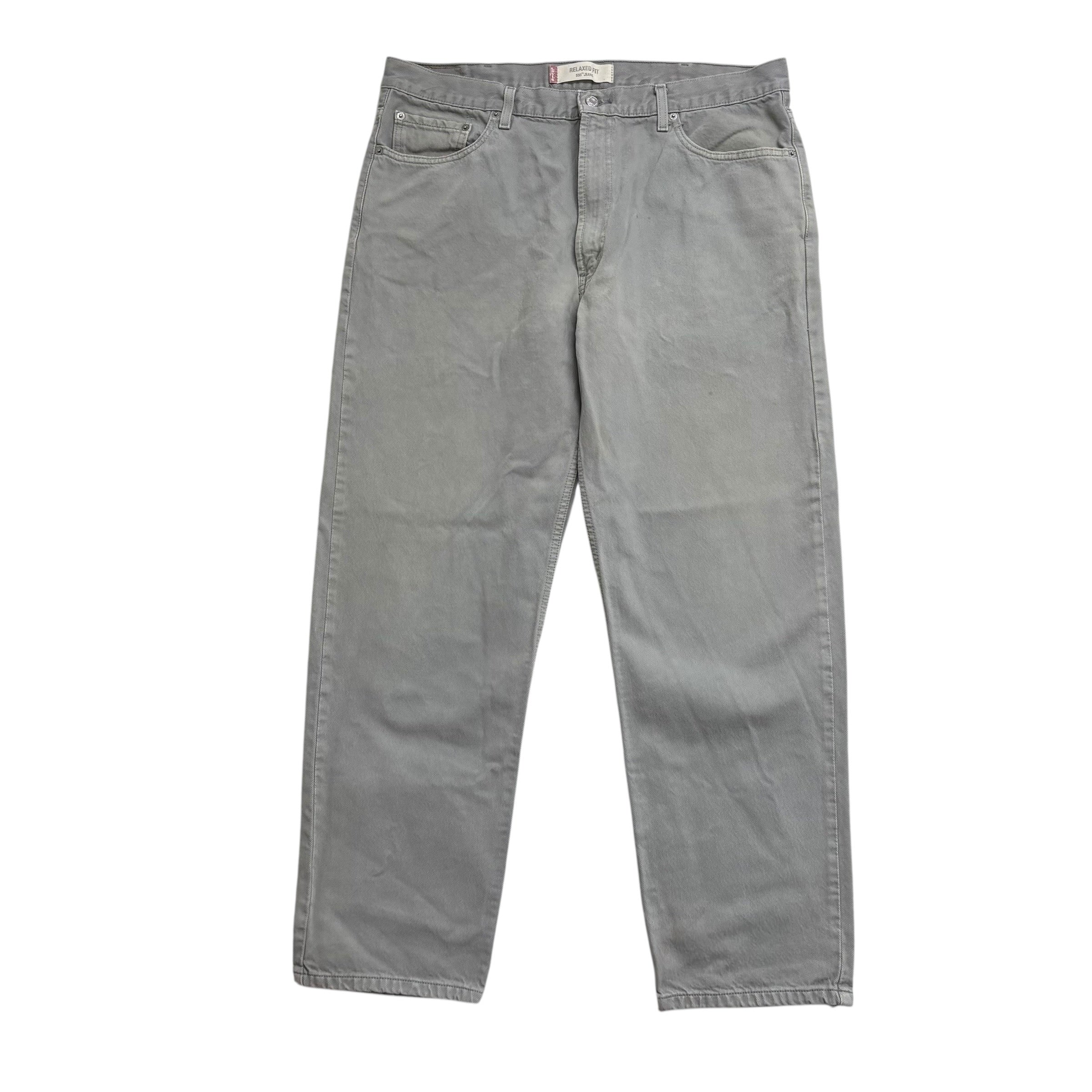 Levis 550 Jeans W40 L32 Mens Grey Baggy Relaxed Straight Fit Vintage Denim