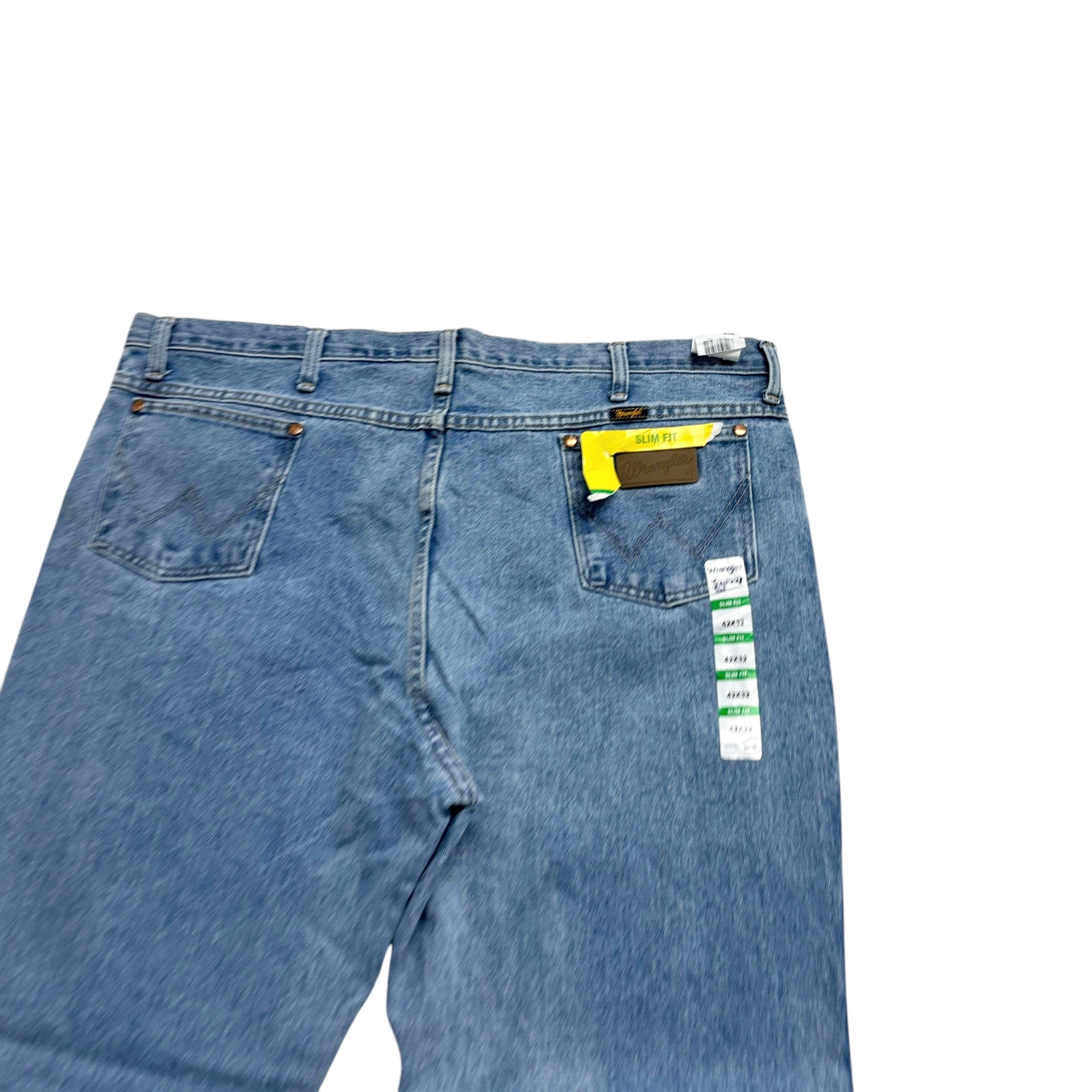 Wrangler Jeans Cowboy Cut W42 L32 Mens Light Blue 936 Slim Fit Denim