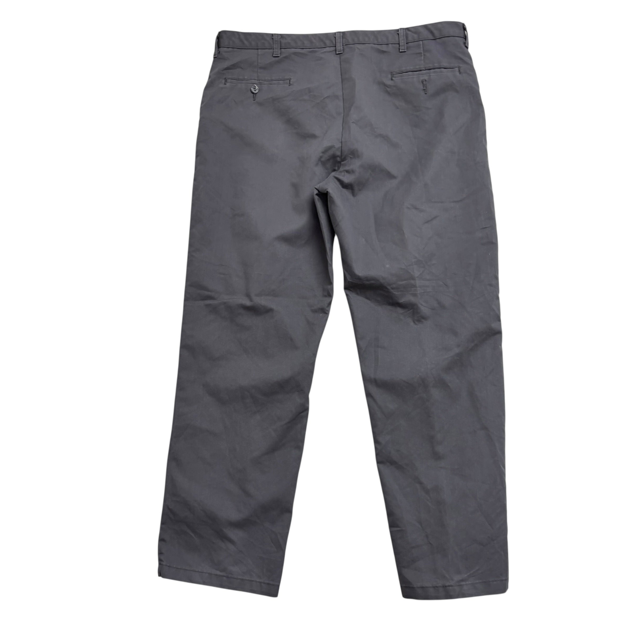 Lee Trousers W40 L32 Mens Grey Relaxed Fit Total Freedom Pants (E)