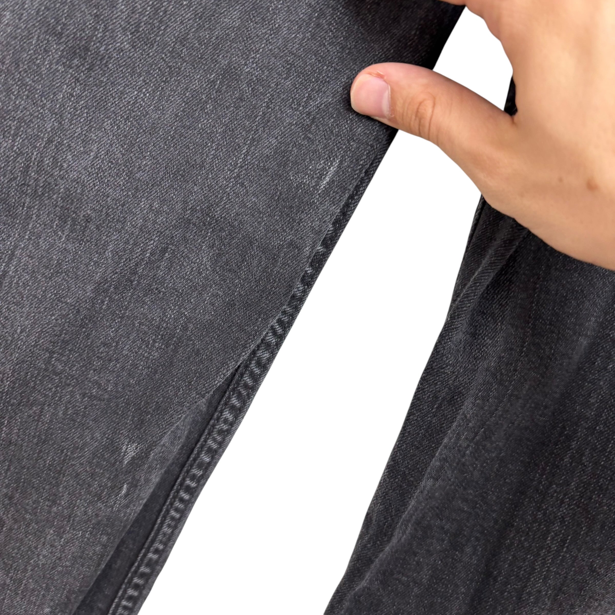 Levis 514 Jeans W29 L31 Mens Black Slim Straight Fit Stretch Denim