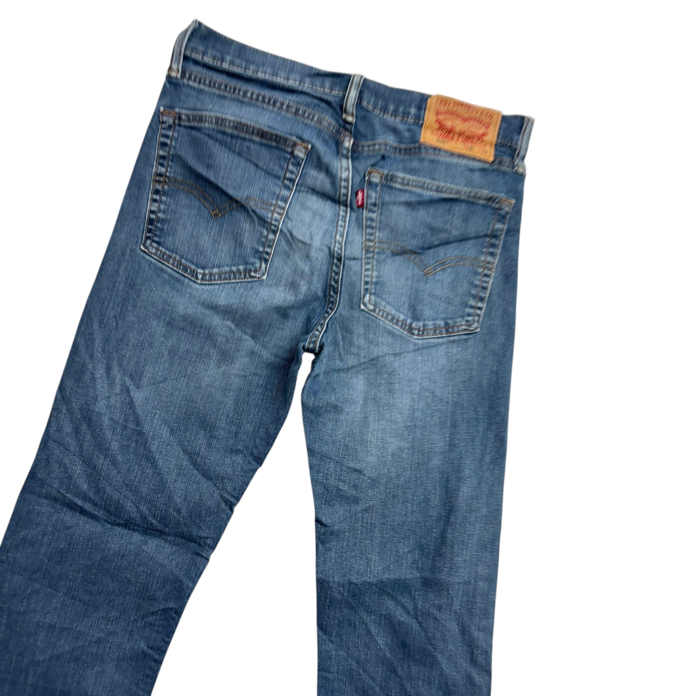 Levis 510 Jeans W30 L32 Mens Blue Skinny Fit Stretch Denim (E)
