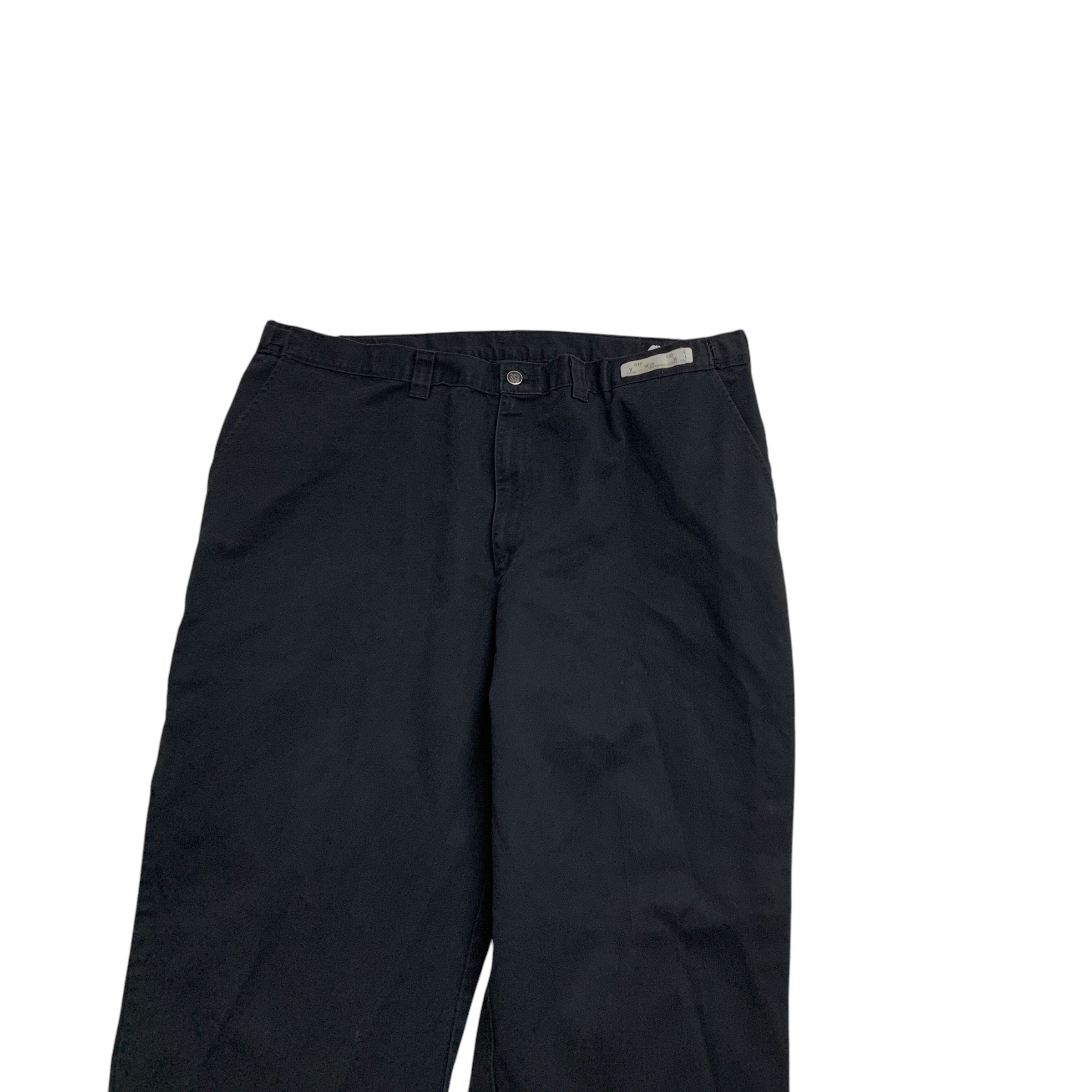 Dickies Trousers W42 L34 Mens Black Pants Baggy Relaxed Fit Workwear