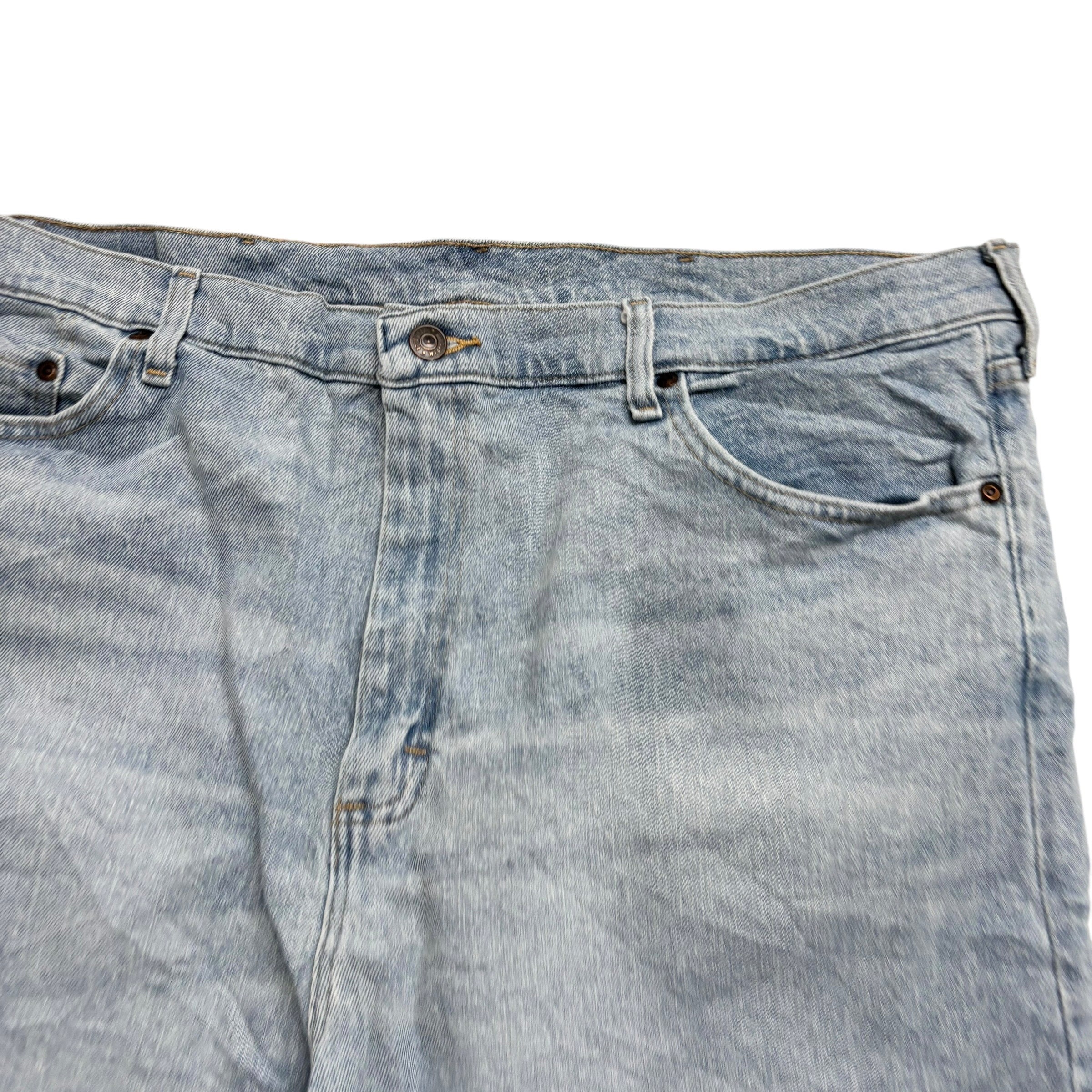 Wrangler Baggy Jorts W40 Mens Denim Shorts Light Blue Relaxed Fit Stretch (E)