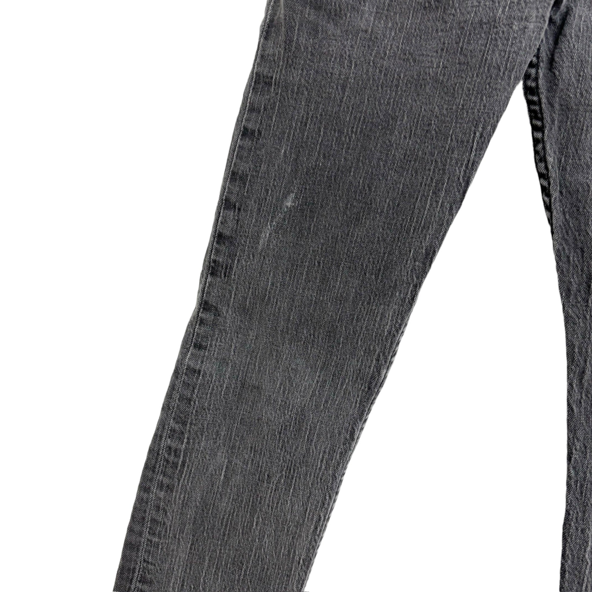 Levis 508 Jeans W29 L30 Mens Grey Slim Taper Fit Stretch Denim