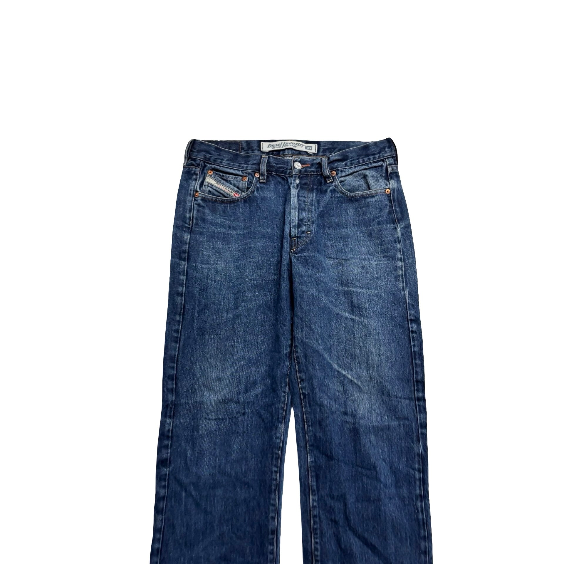 Diesel Kulter Jeans W32 L31 Mens Dark Blue Regular Straight Vintage Denim (E)