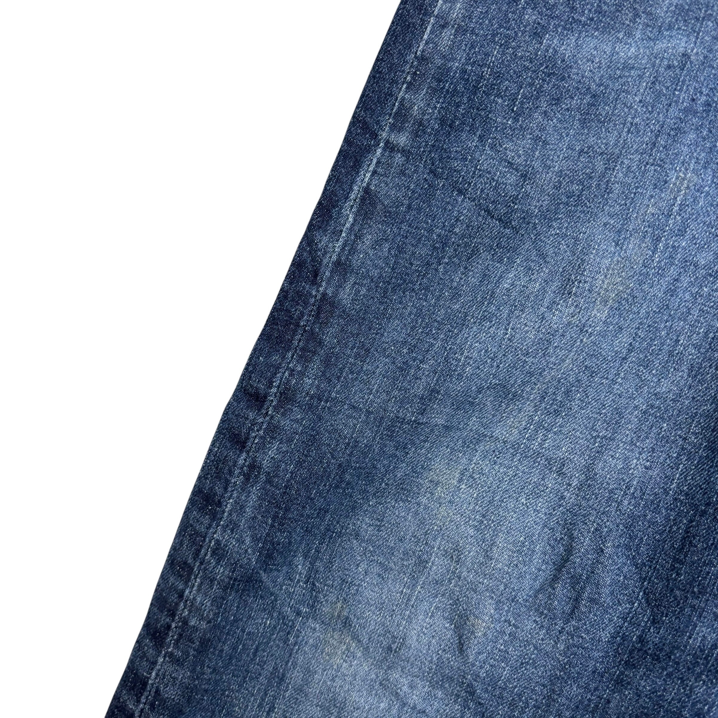 Levis 512 Jeans W32 L32 Mens Dark Blue Slim Tapered Fit Stretch Denim