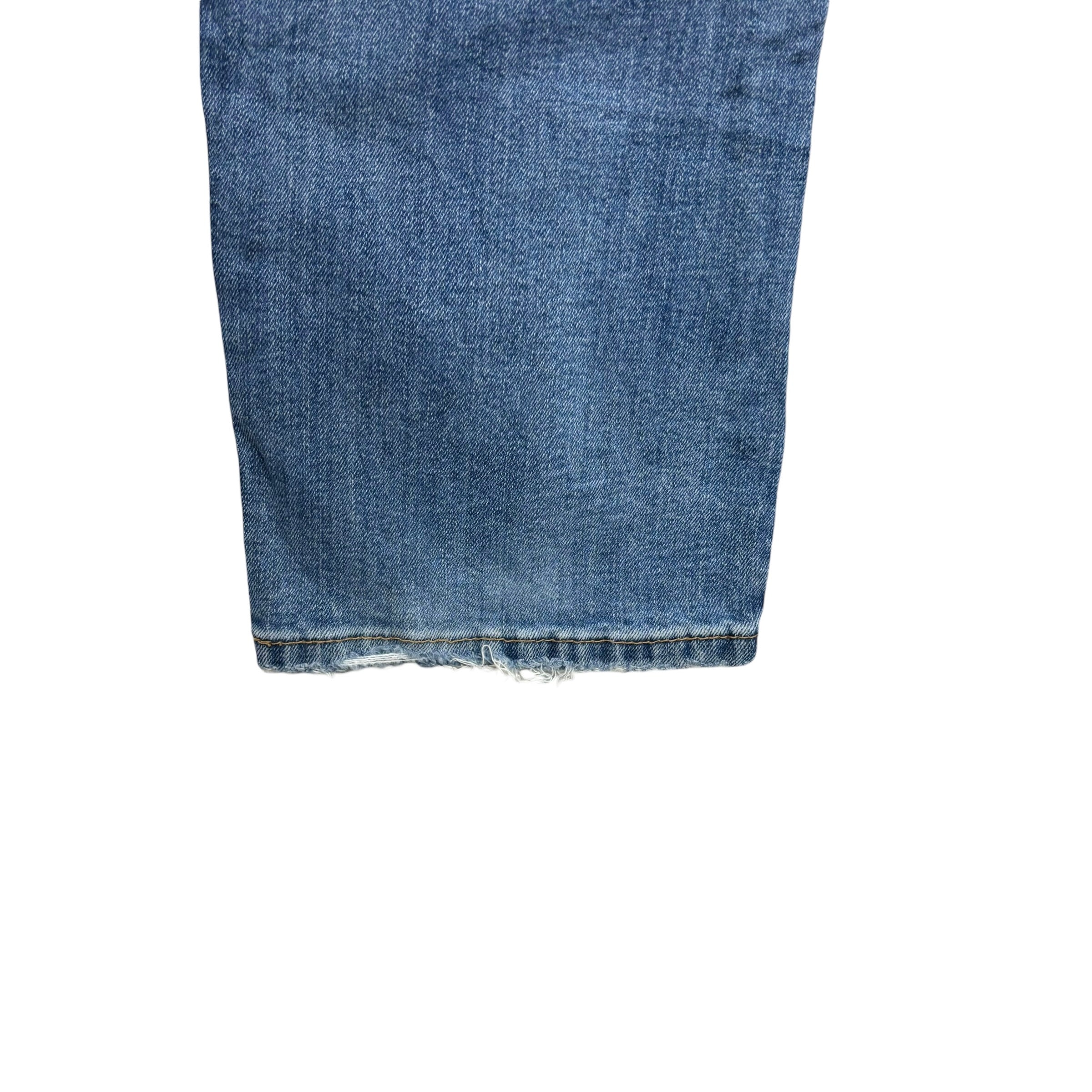 Levis 514 Jeans W36 L30 Mens Mid Blue Regular Straight Fit Stretch Denim