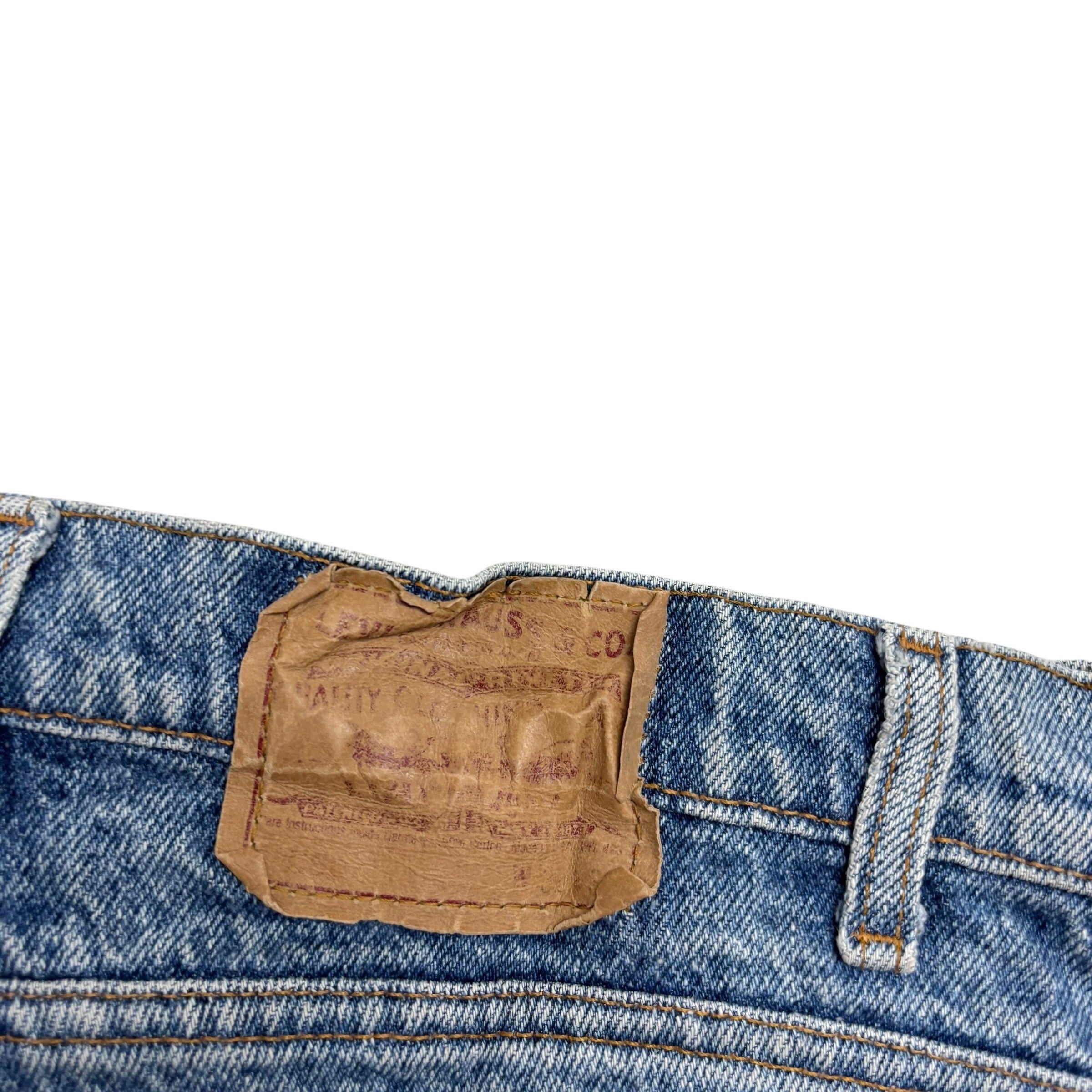 Levis 550 Jeans W31 L32 Mens Mid Blue Relaxed Tapered USA Made Vintage (F)