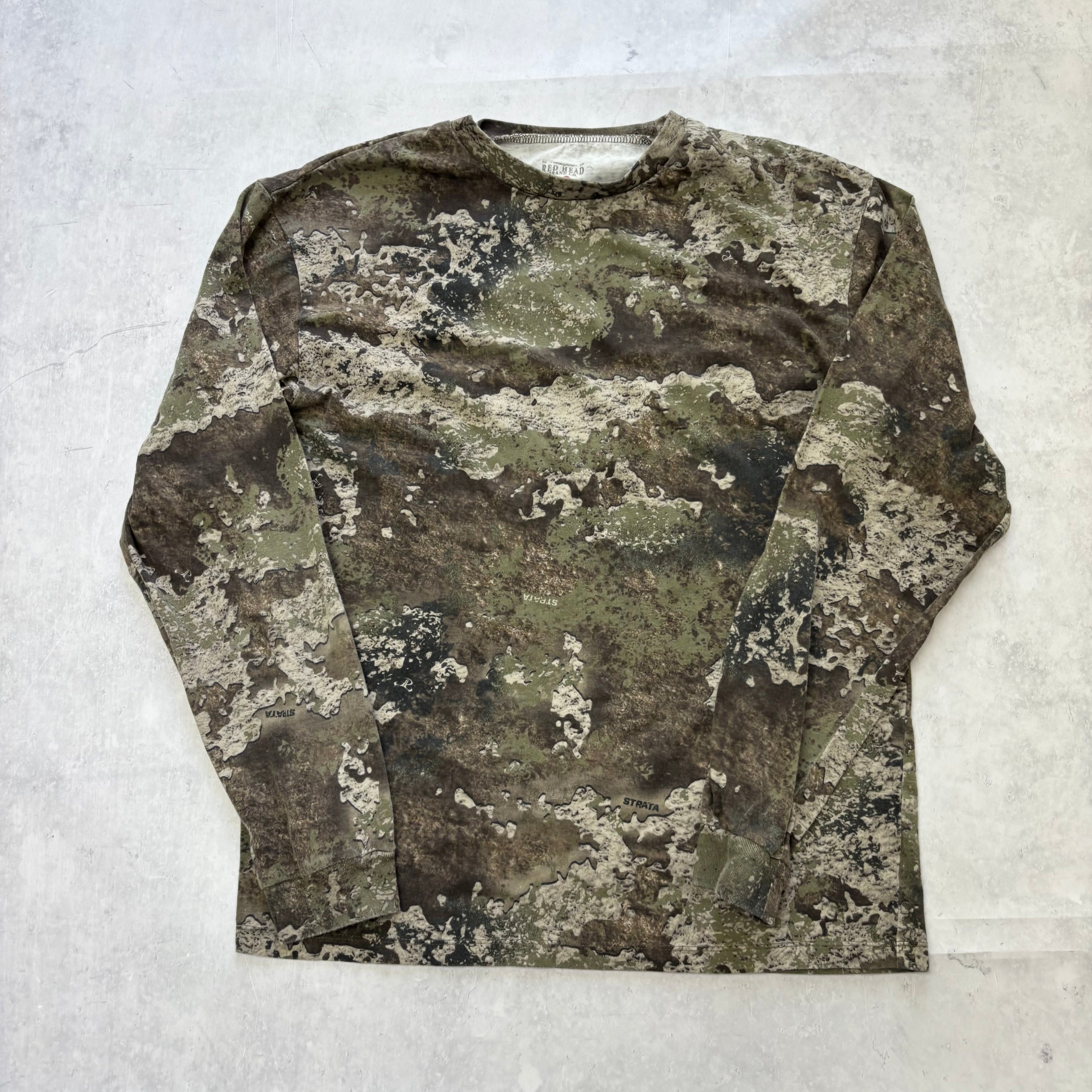 Camo T Shirt Mens Small Army Desert Y2K Woodland Camouflage (E)