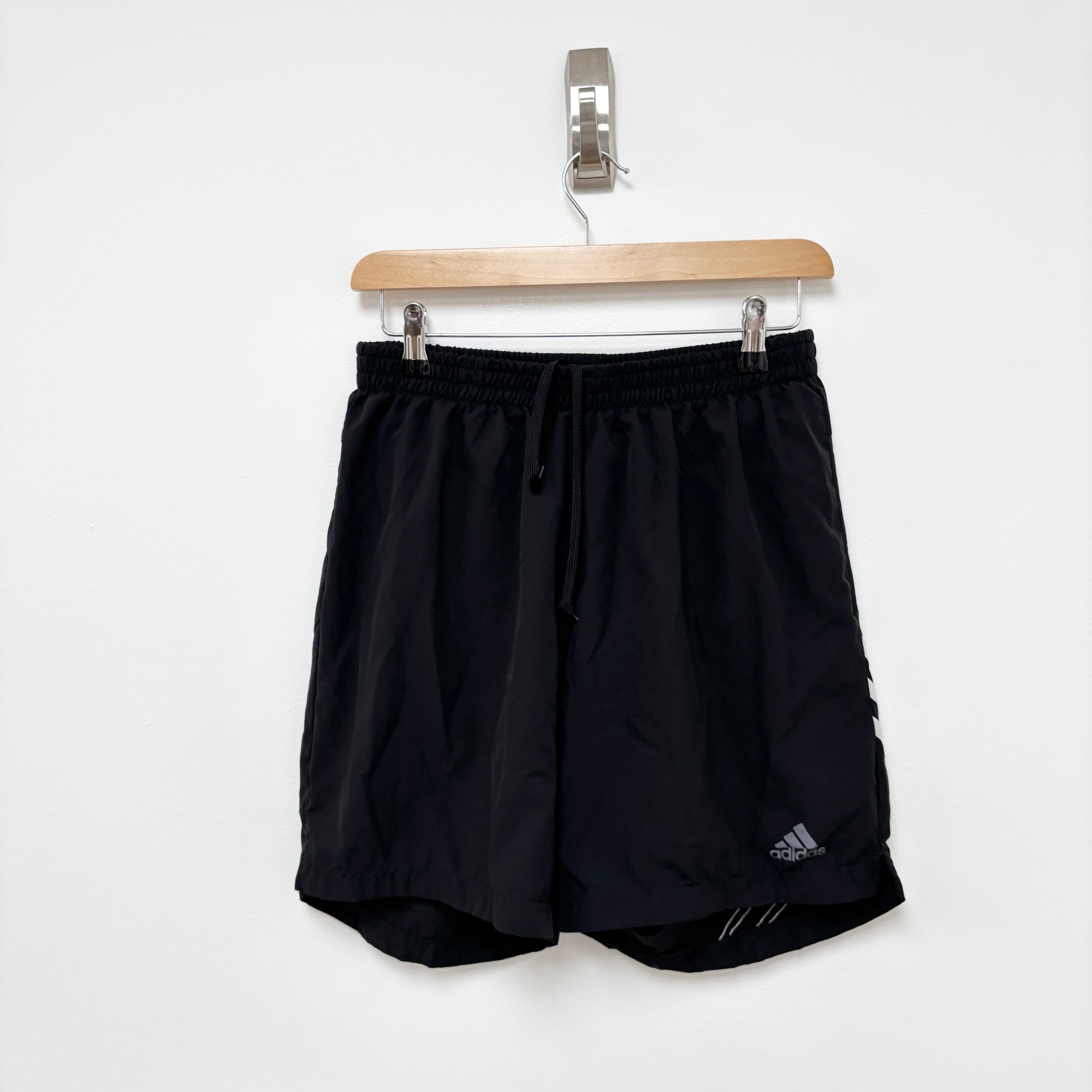 Adidas Shorts Mens Medium Black Sports Running Gym Athletic Aeroready (E)