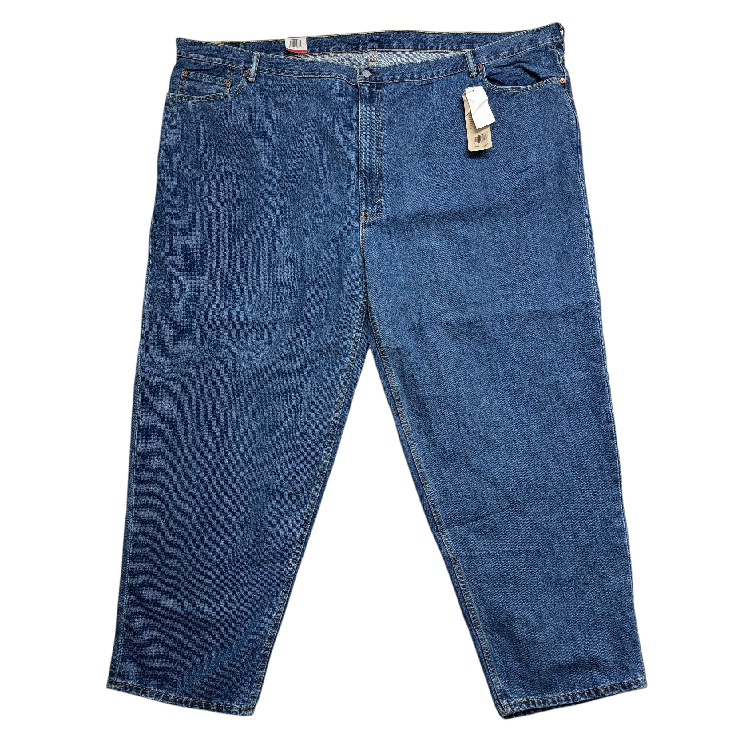 Levis 560 Jeans W58 L32 Mens Mid Blue Baggy Relaxed Comfort Fit Denim (E)