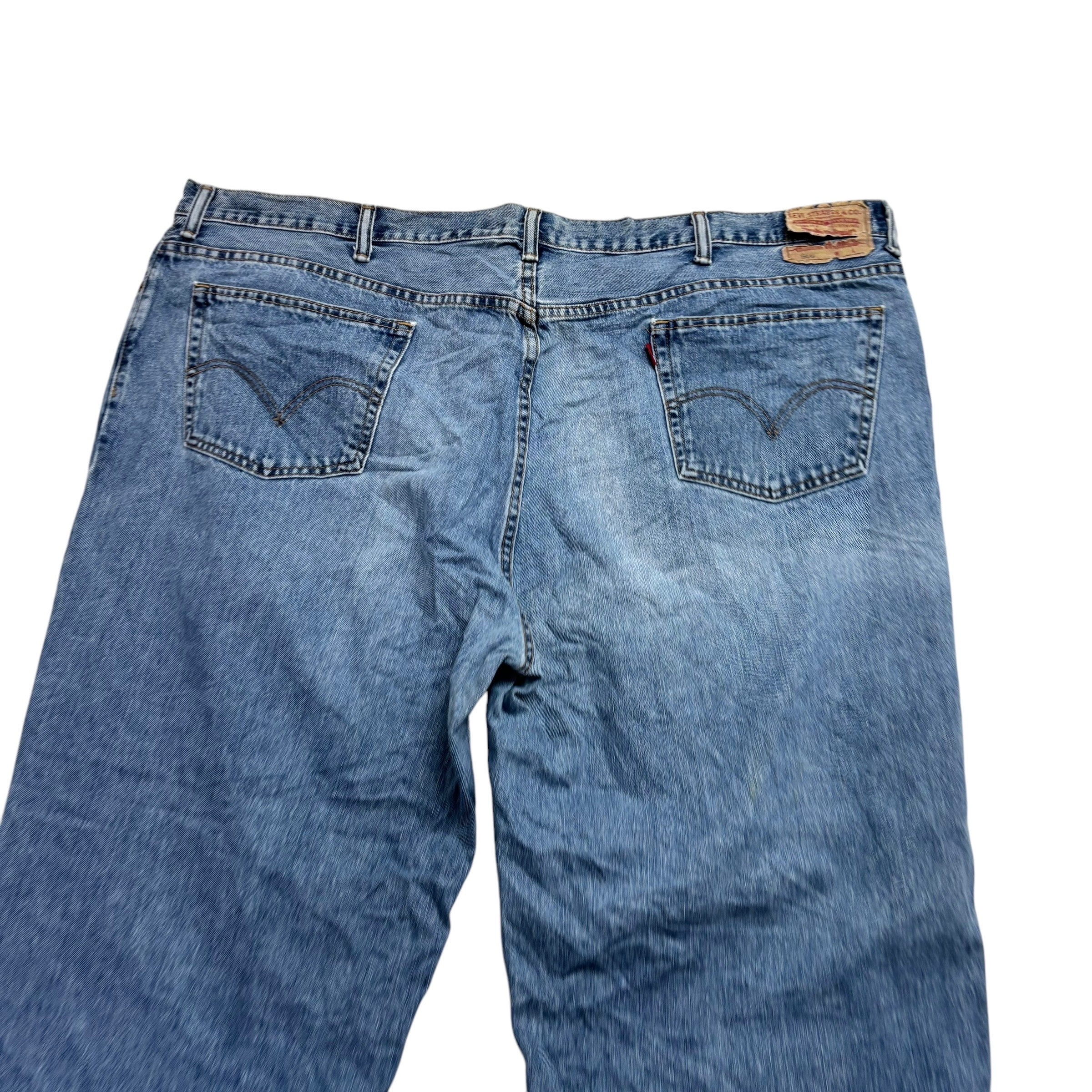 Levis 560 Jeans W50 L30 Mens Light Blue Baggy Relaxed Comfort Fit Vintage Denim