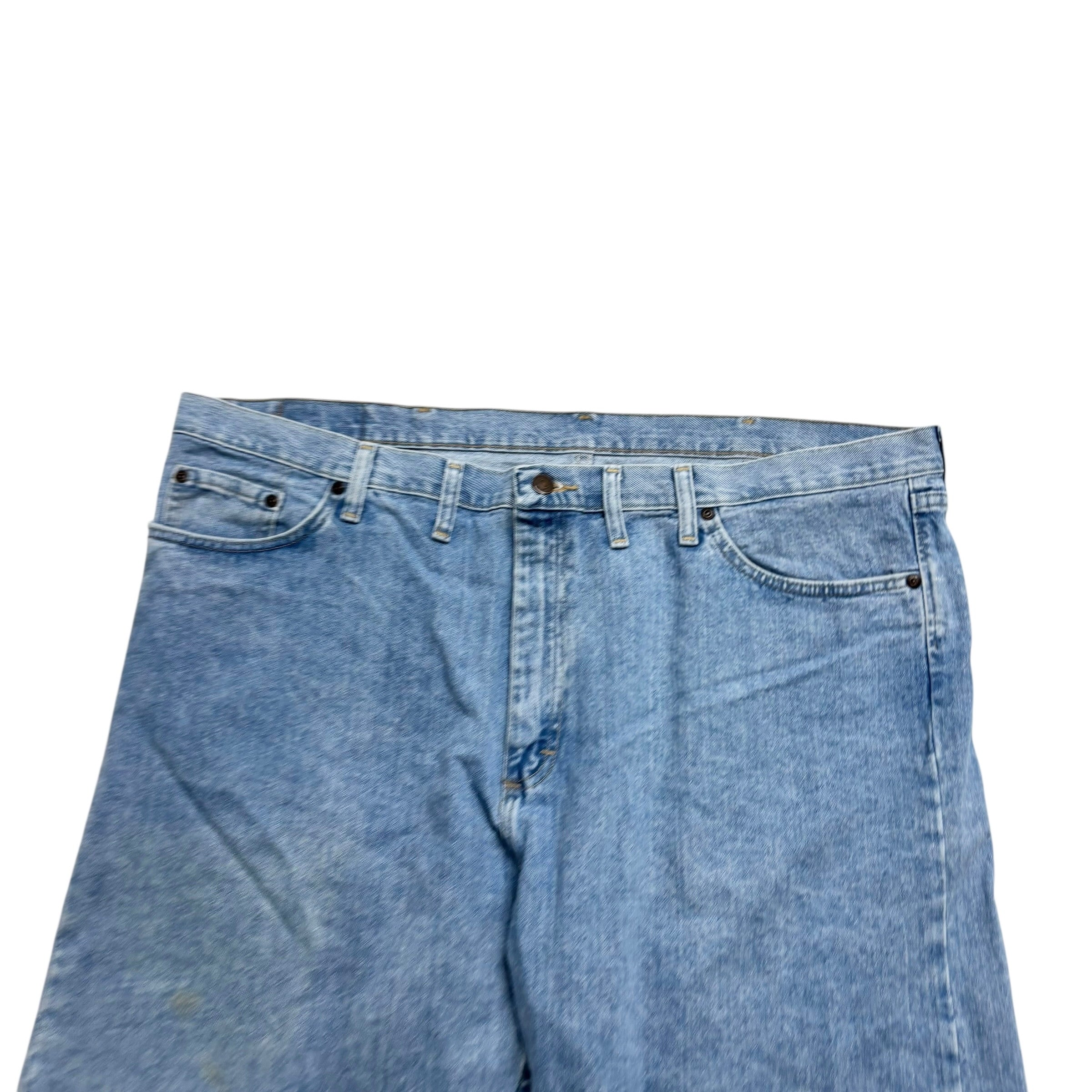 Wrangler Baggy Jorts W44 Mens Denim Shorts Light Blue Relaxed Fit