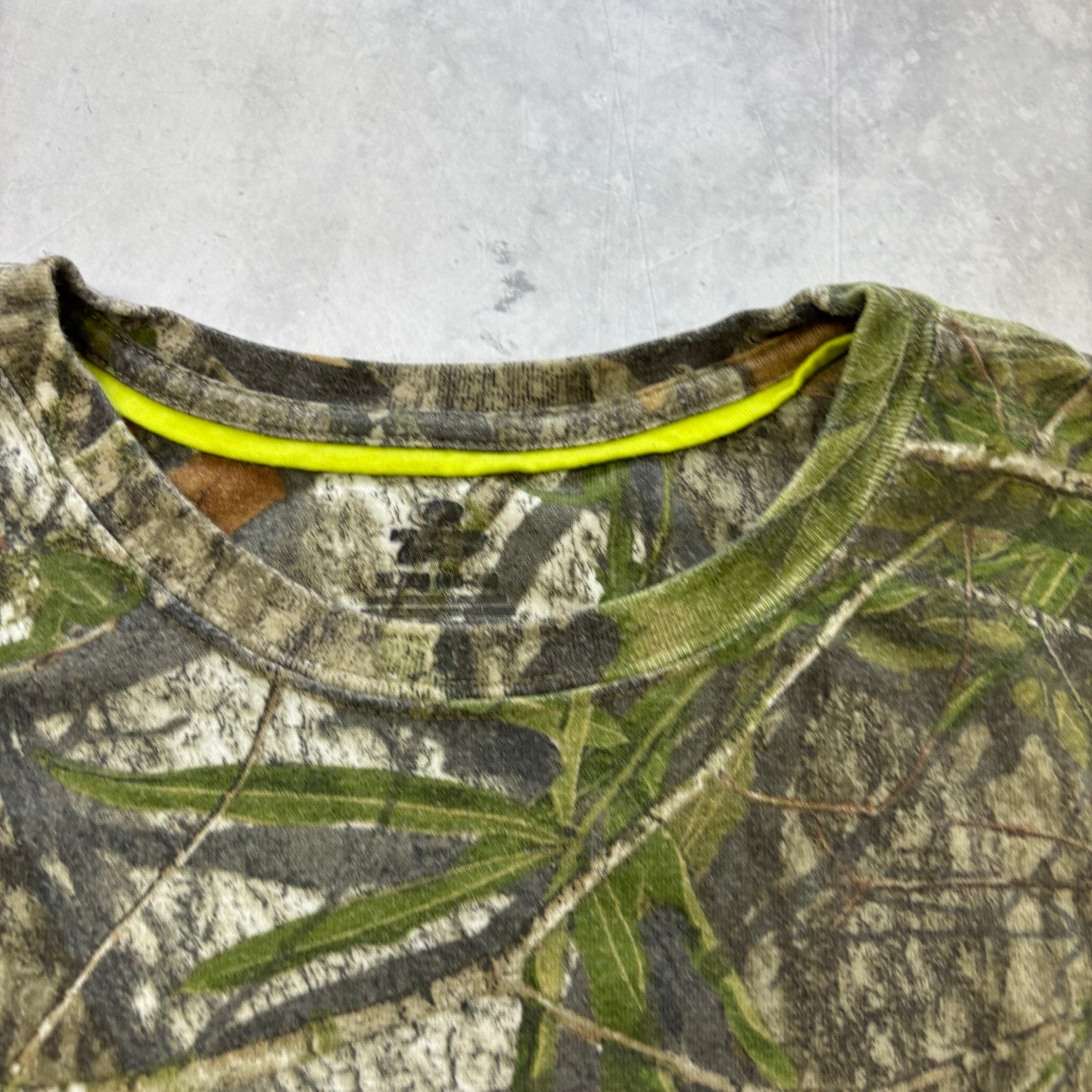 RealTree T Shirt Mens XL Camo Y2K Hunting Mossy Oak (E)
