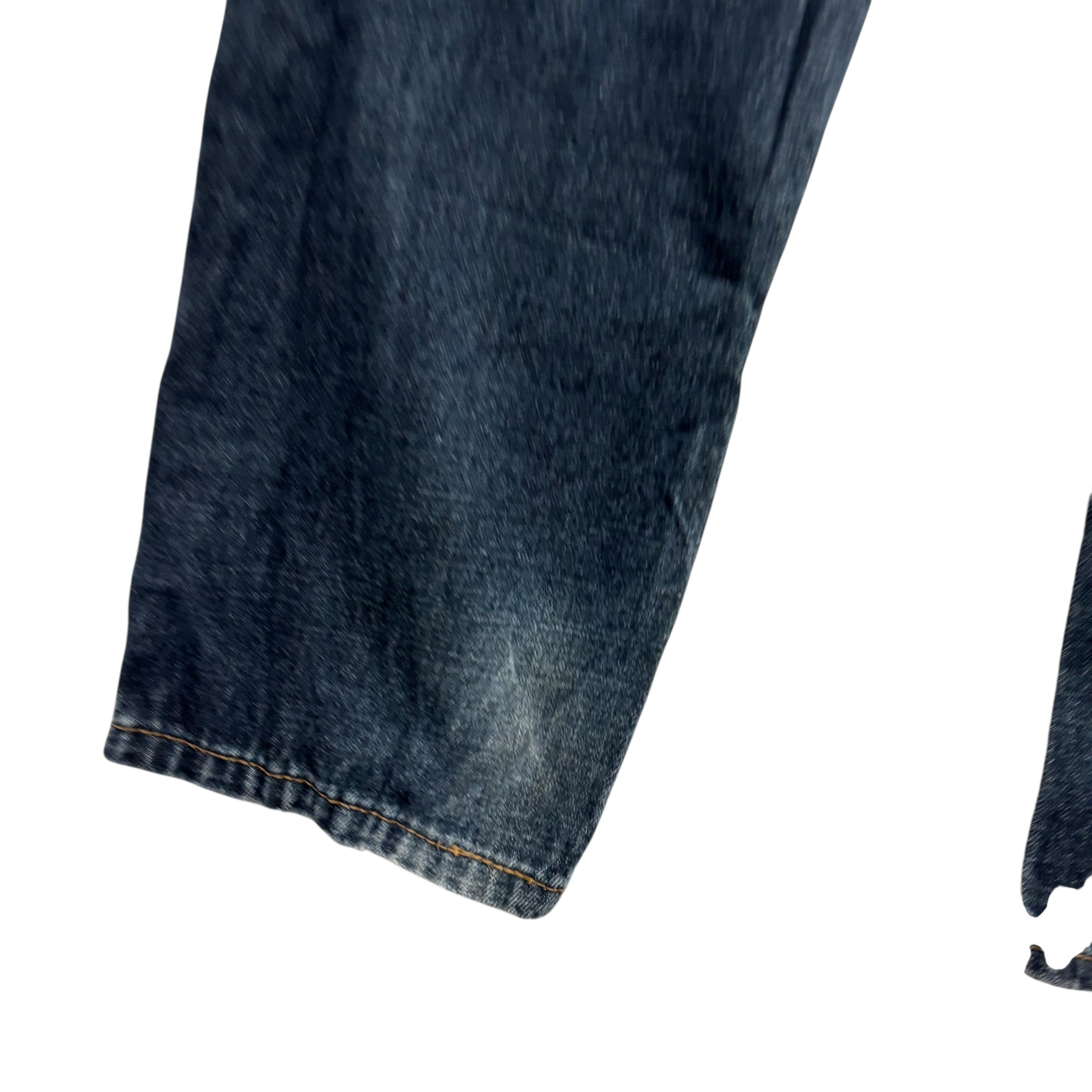 Levis Signature Jeans W34 L32 Mens Dark Blue Skinny Fit Vintage Denim