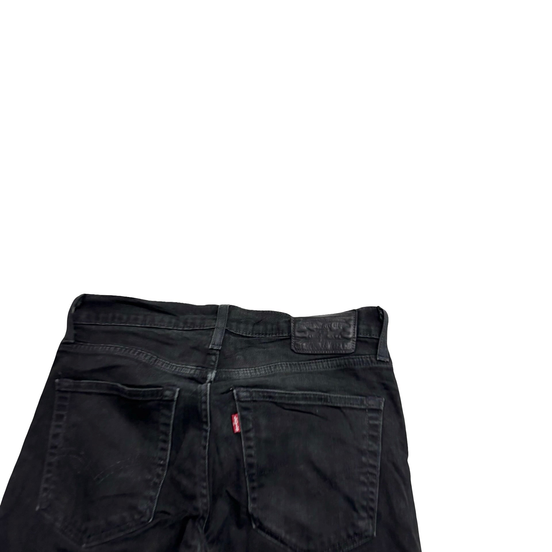 Levis 512 Jeans W30 L31 Mens Black Slim Tapered Fit Stretch Denim (E)