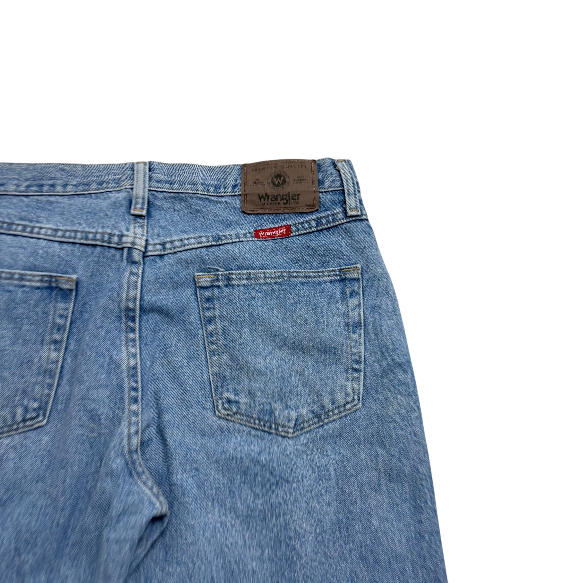 Wrangler Jeans W31 L30 Mens Light Blue Regular Straight Fit Denim