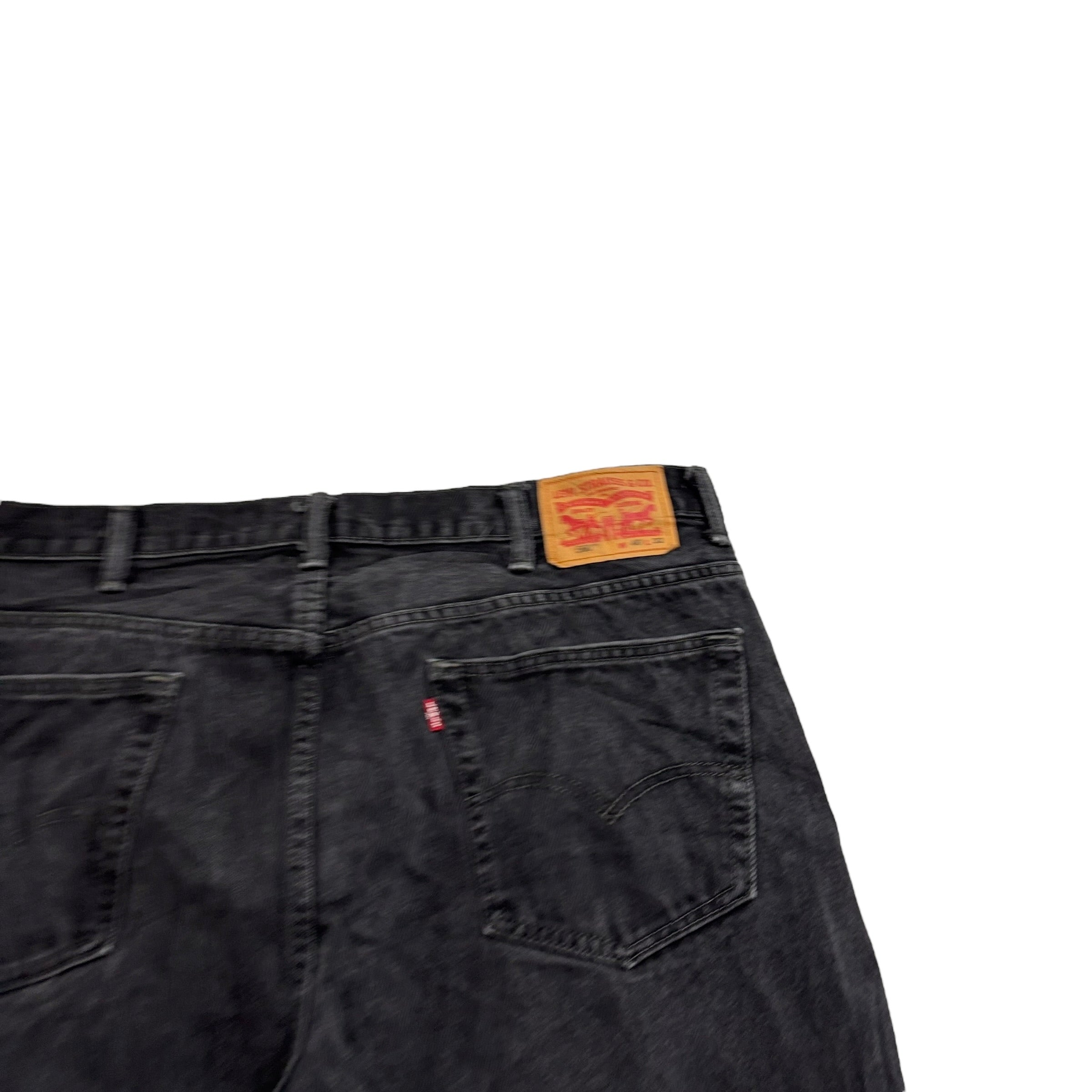 Levis 560 Jeans W40 L32 Mens Black Baggy Relaxed Comfort Fit Denim (E)