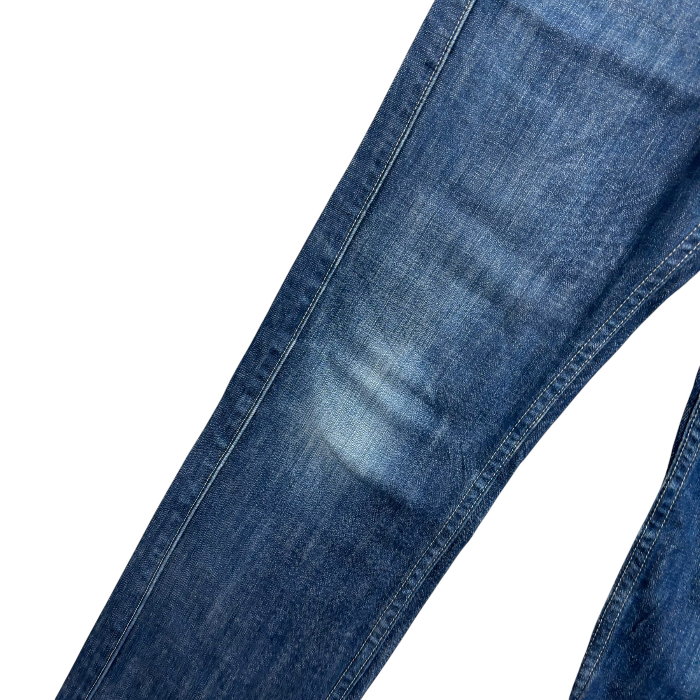 Levis 511 Jeans W30 L30 Mens Dark Blue Slim Fit Vintage Denim