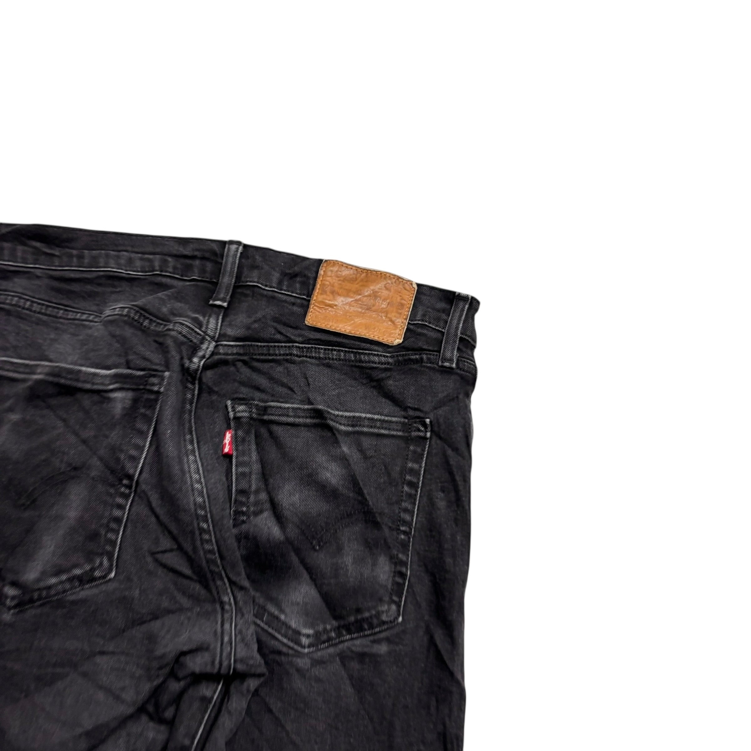 Levis 512 Jeans W30 L32 Mens Black Slim Tapered Fit Stretch Denim