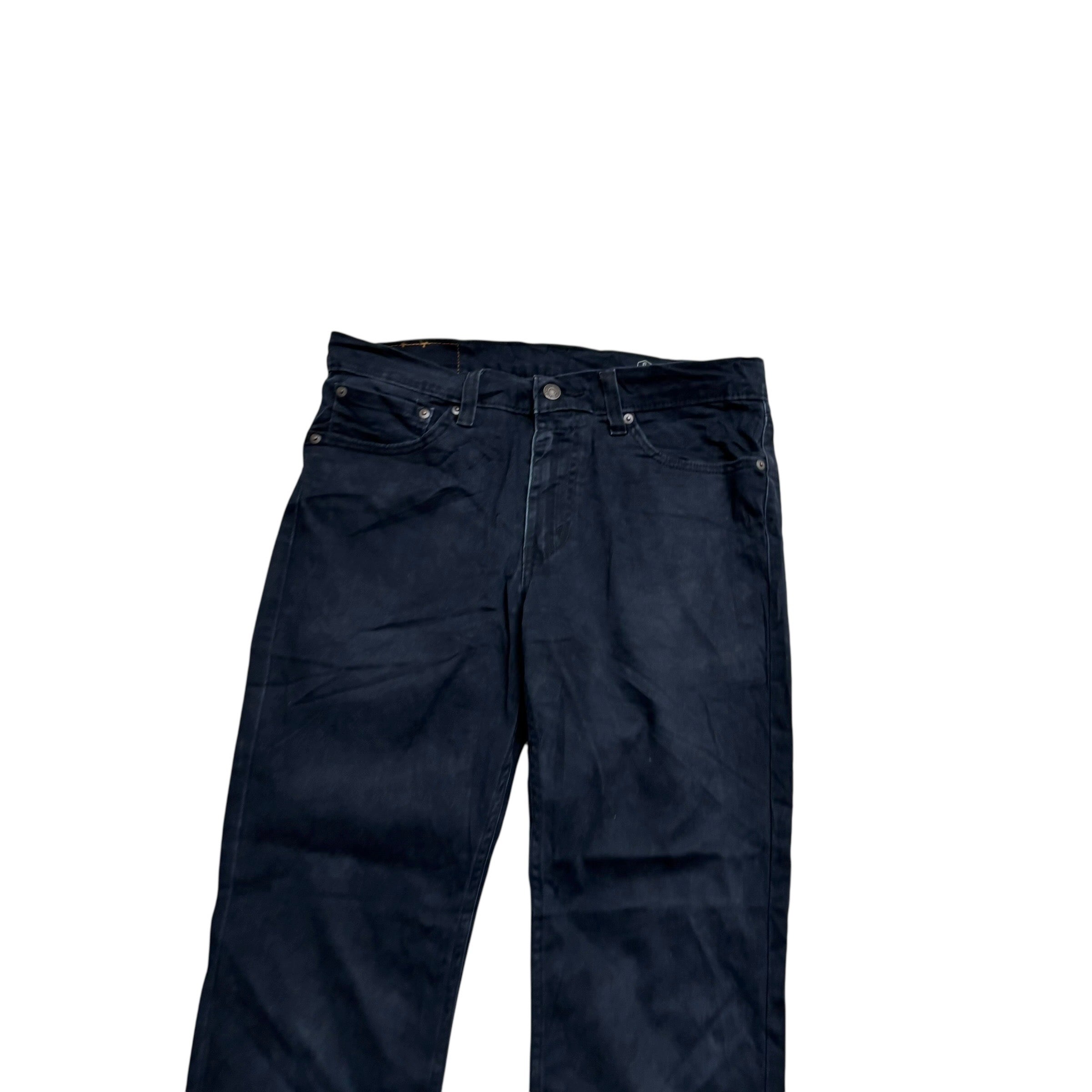 Levis 511 Trousers W32 L30 Mens Black Slim Fit Stretch Pants (E)
