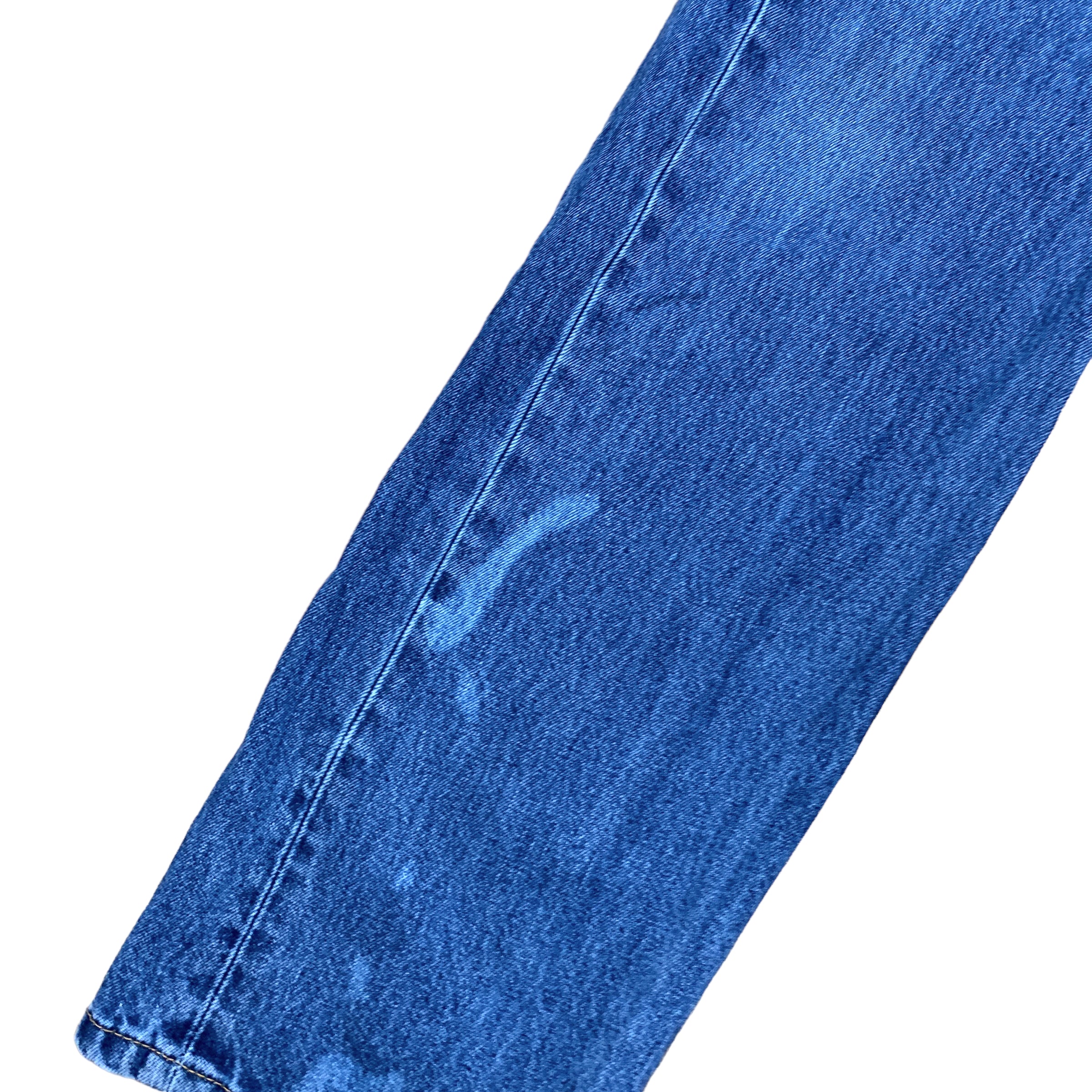 Levis 505 Jeans W38 L34 Mens Blue Vintage Regular Straight Fit Denim