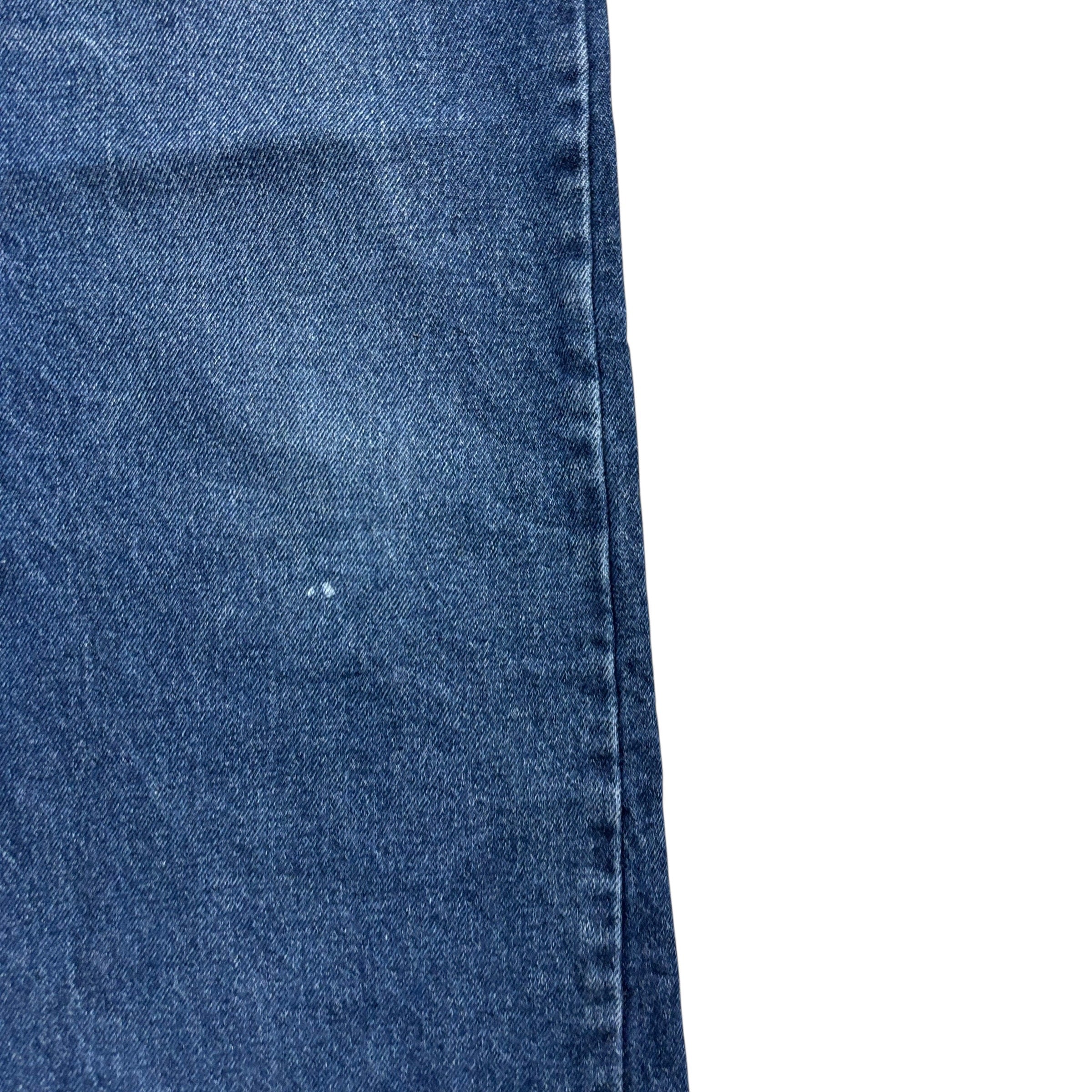 Wrangler Jeans W44 L30 Mens Mid Blue Relaxed Straight Fit Baggy Denim