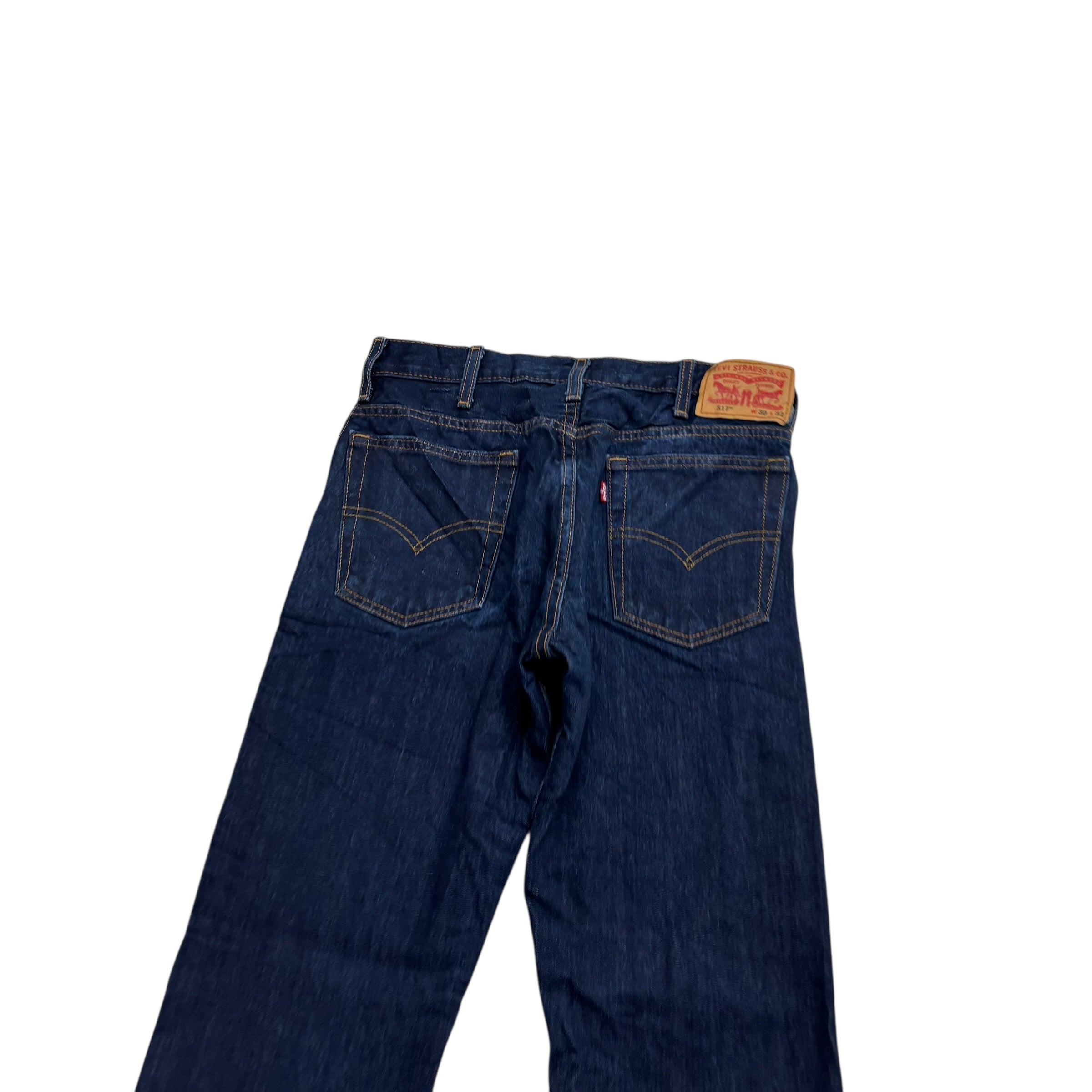 Levis 517 Jeans W30 L32 Mens Dark Blue Regular Bootcut Fit Denim (E)