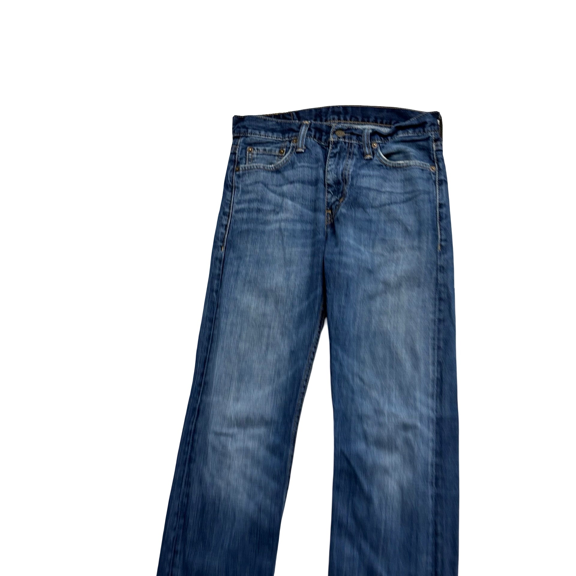 Levis 513 Jeans W29 L31 Mens Dark Blue Slim Straight Fit Denim (E)