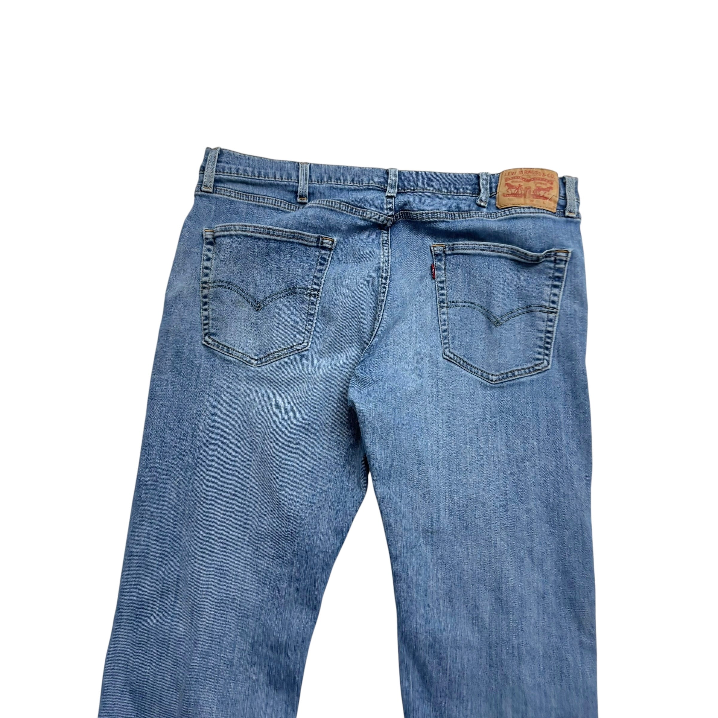 Levis 502 Jeans W38 L28 Mens Mid Blue Regular Tapered Fit Stretch Denim