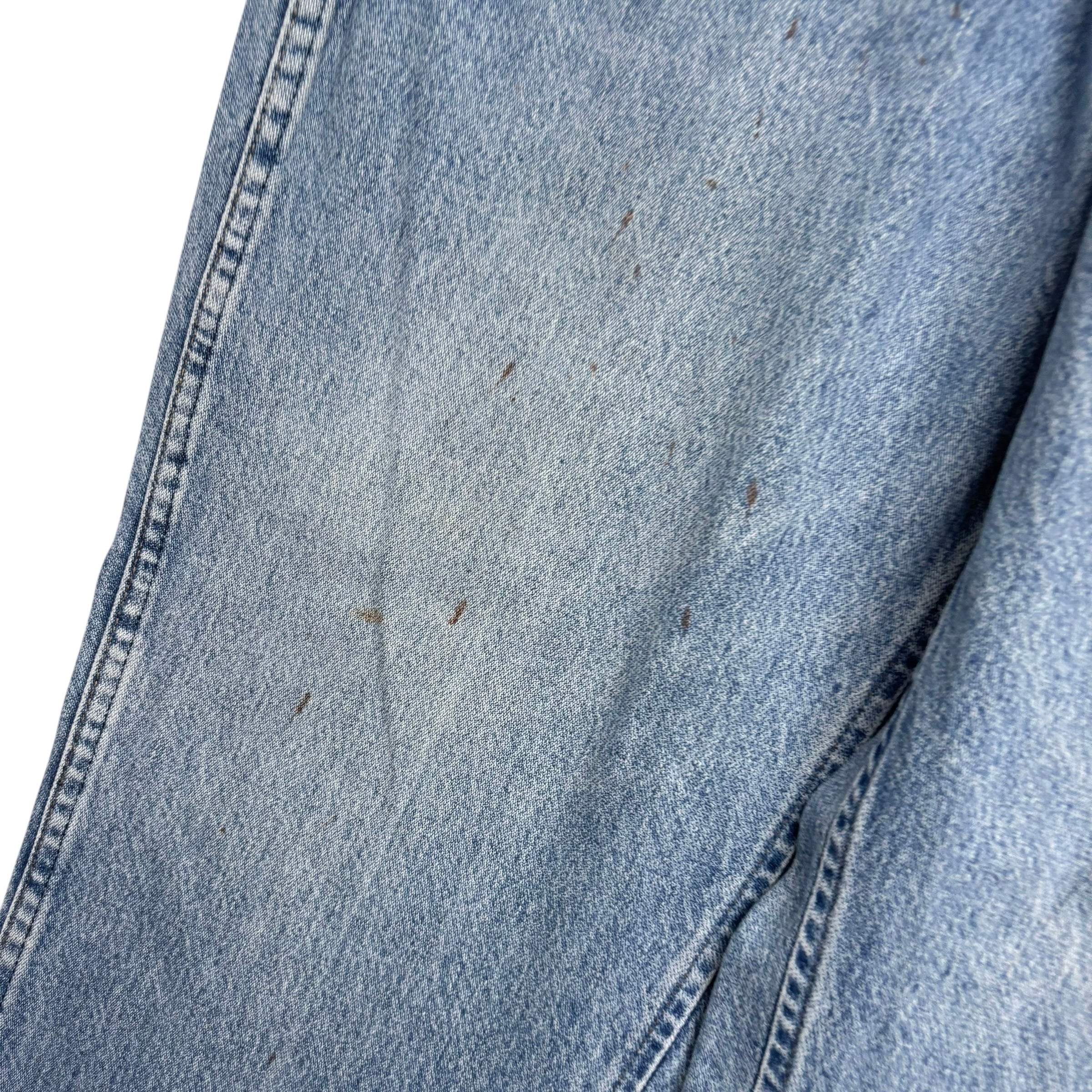 Wrangler Jeans Cowboy Cut W42 L30 Mens Light Blue 36MWZ Slim Fit Denim (F)