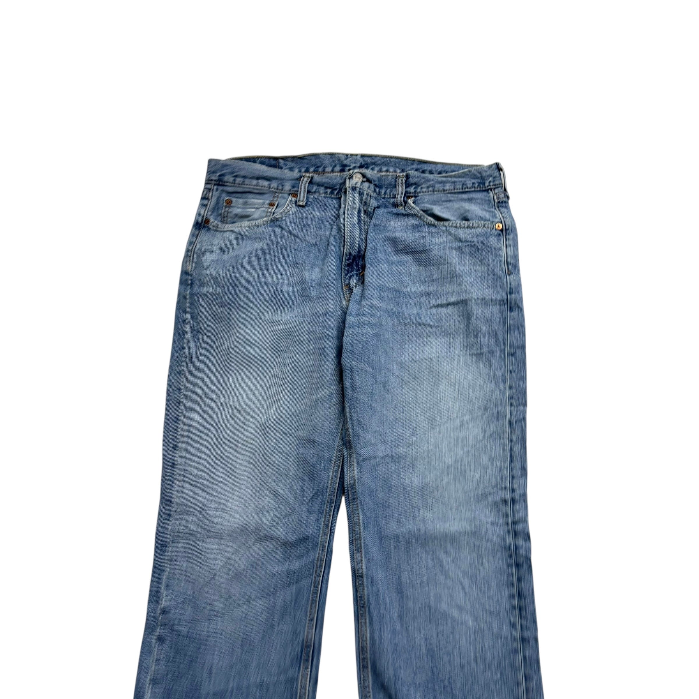 Levis 559 Jeans W36 L32 Mens Light Blue Baggy Relaxed Straight Fit Denim