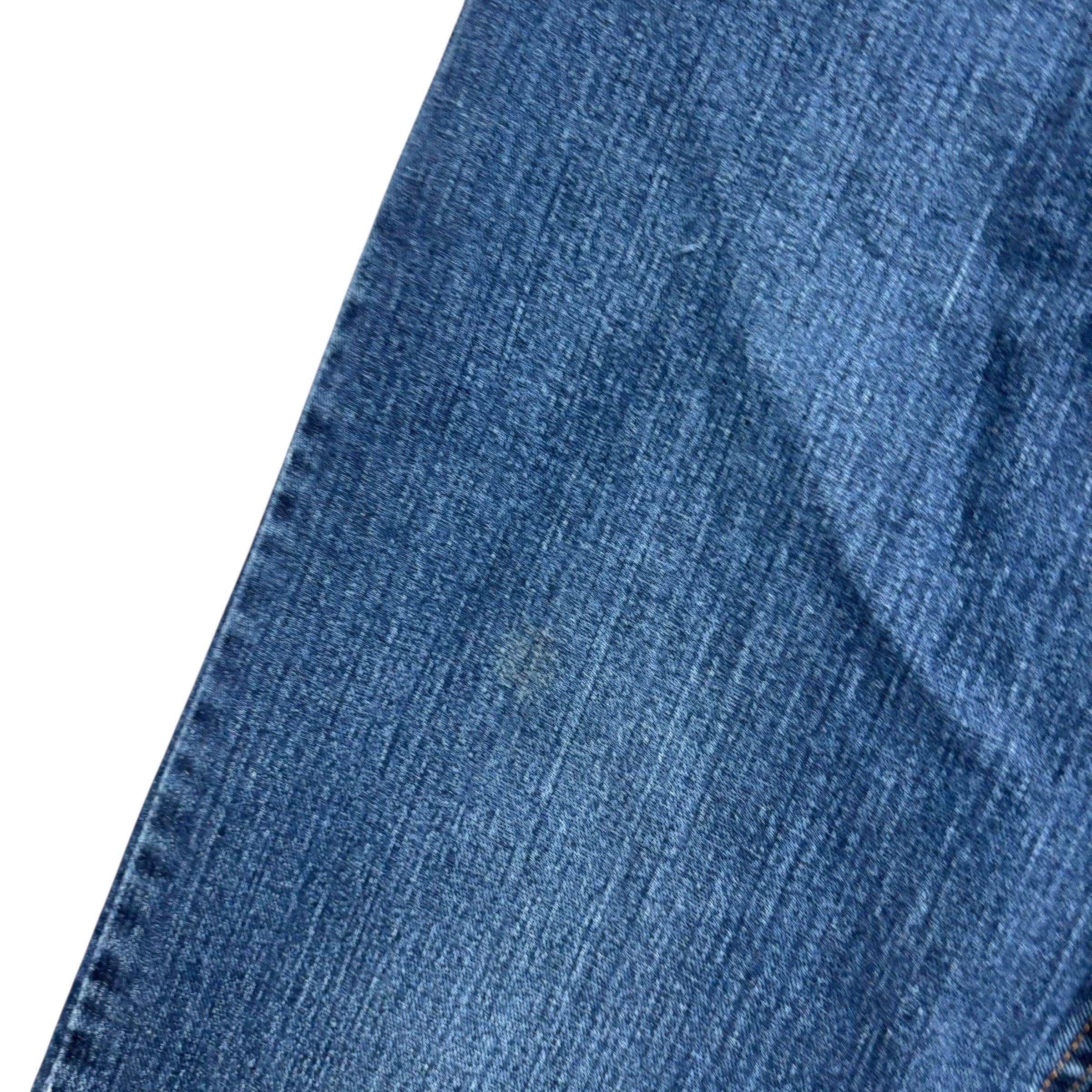 Wrangler Jeans W38 L30 Mens Dark Blue Relaxed Straight Fit Stretch Denim