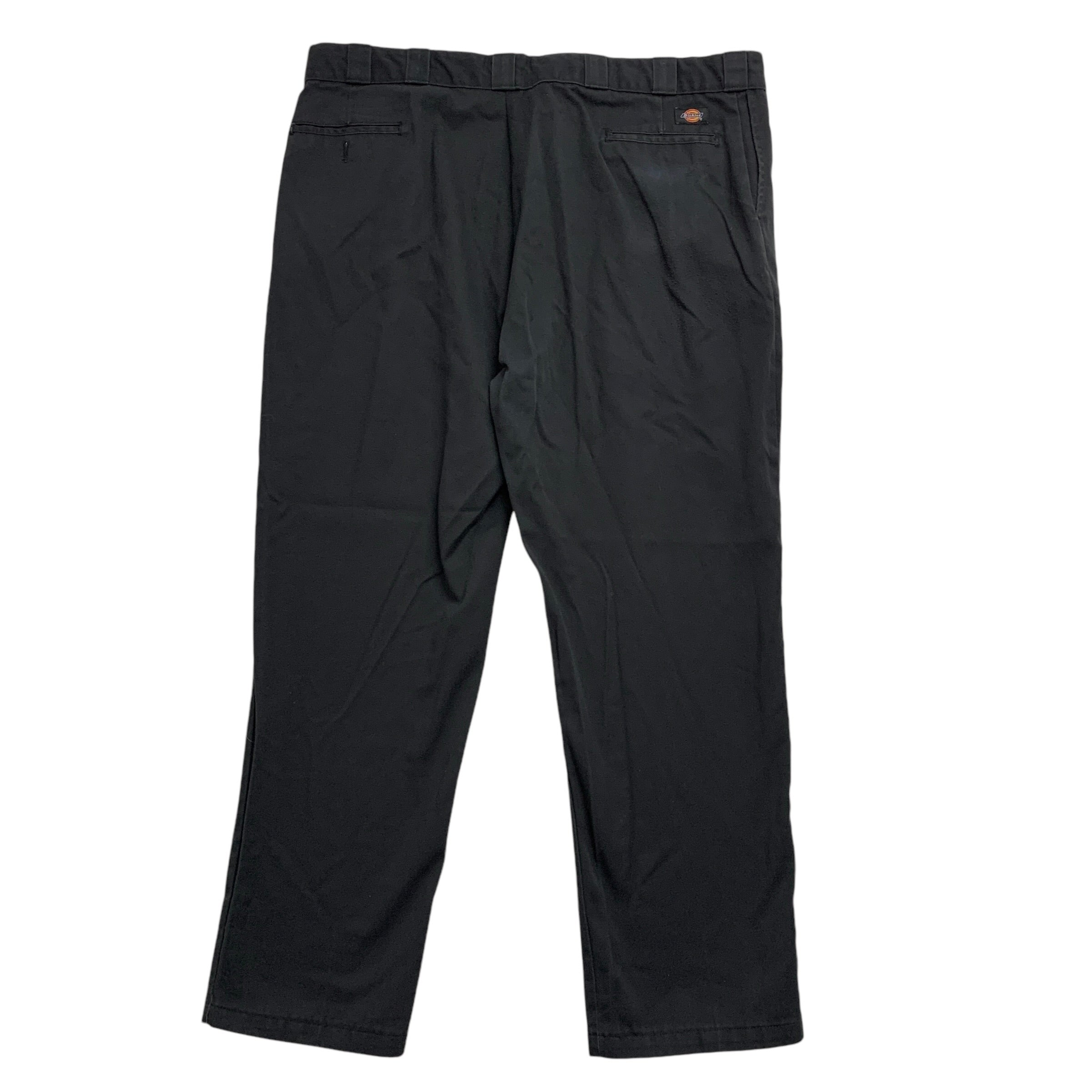 Dickies 874 Trousers W46 L33 Mens Black Pants Original Straight Fit Workwear