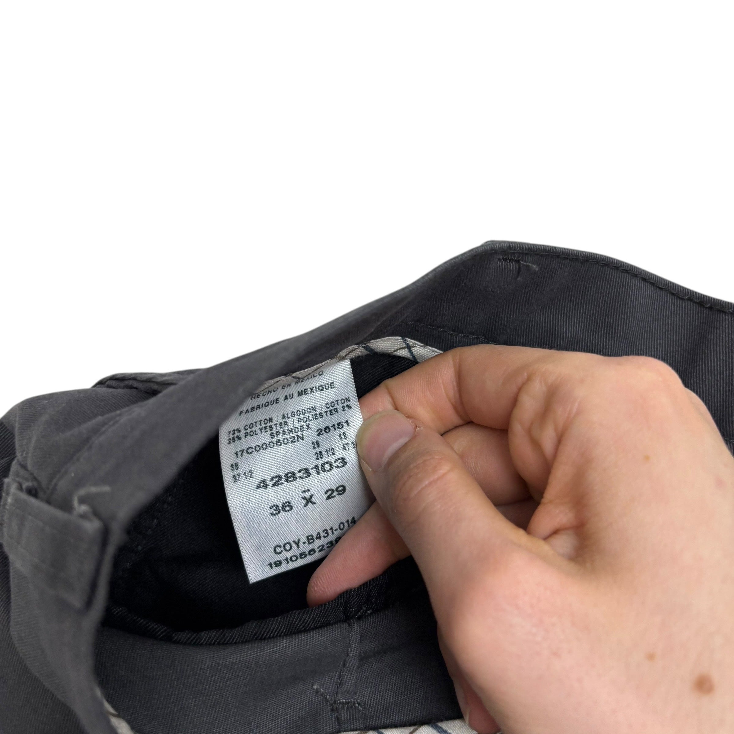Lee Trousers W36 L29 Mens Grey Relaxed Fit Total Freedom Pants (E)