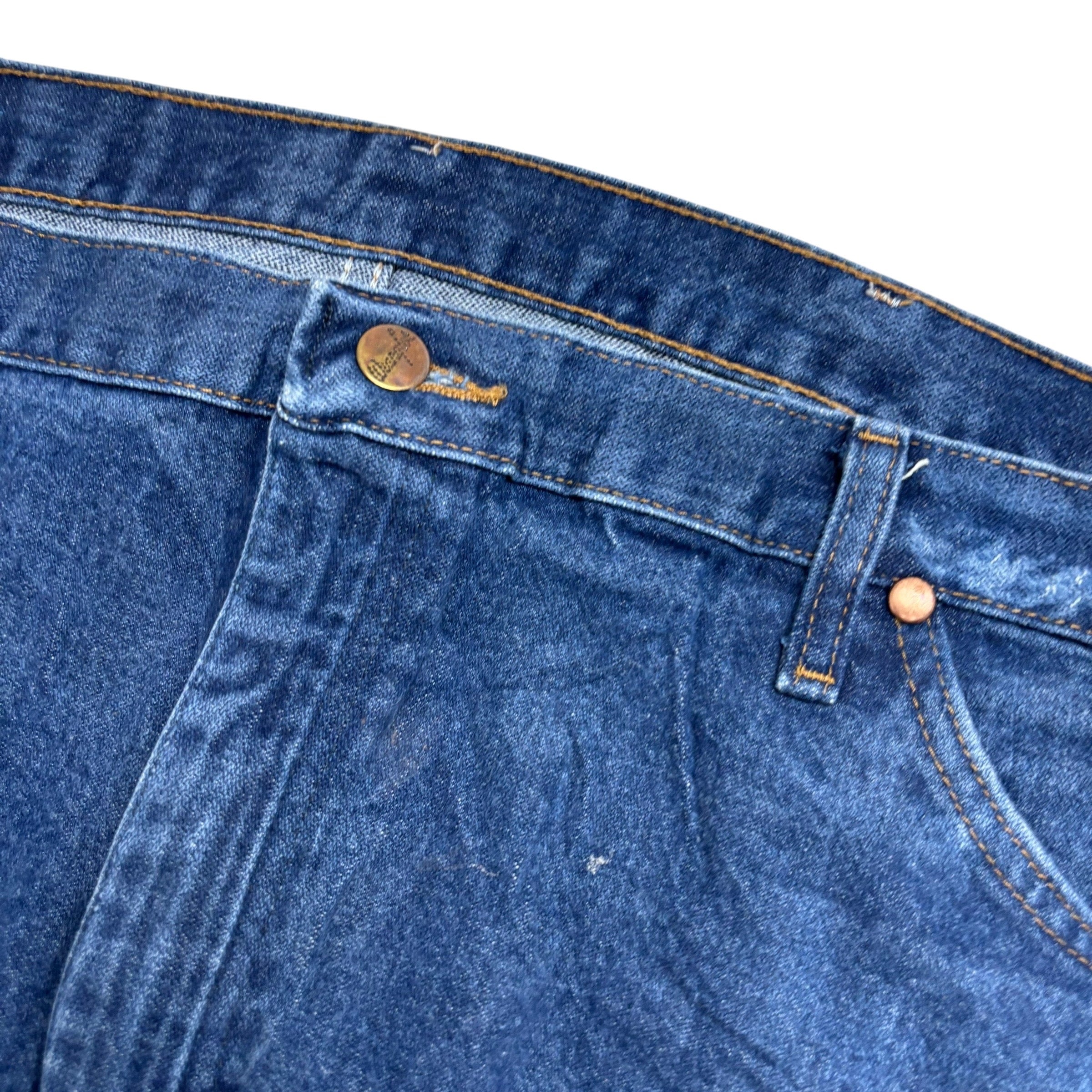 Wrangler Jeans Cowboy Cut W42 L30 Mens Mid Blue 13MWZ Original Fit Denim