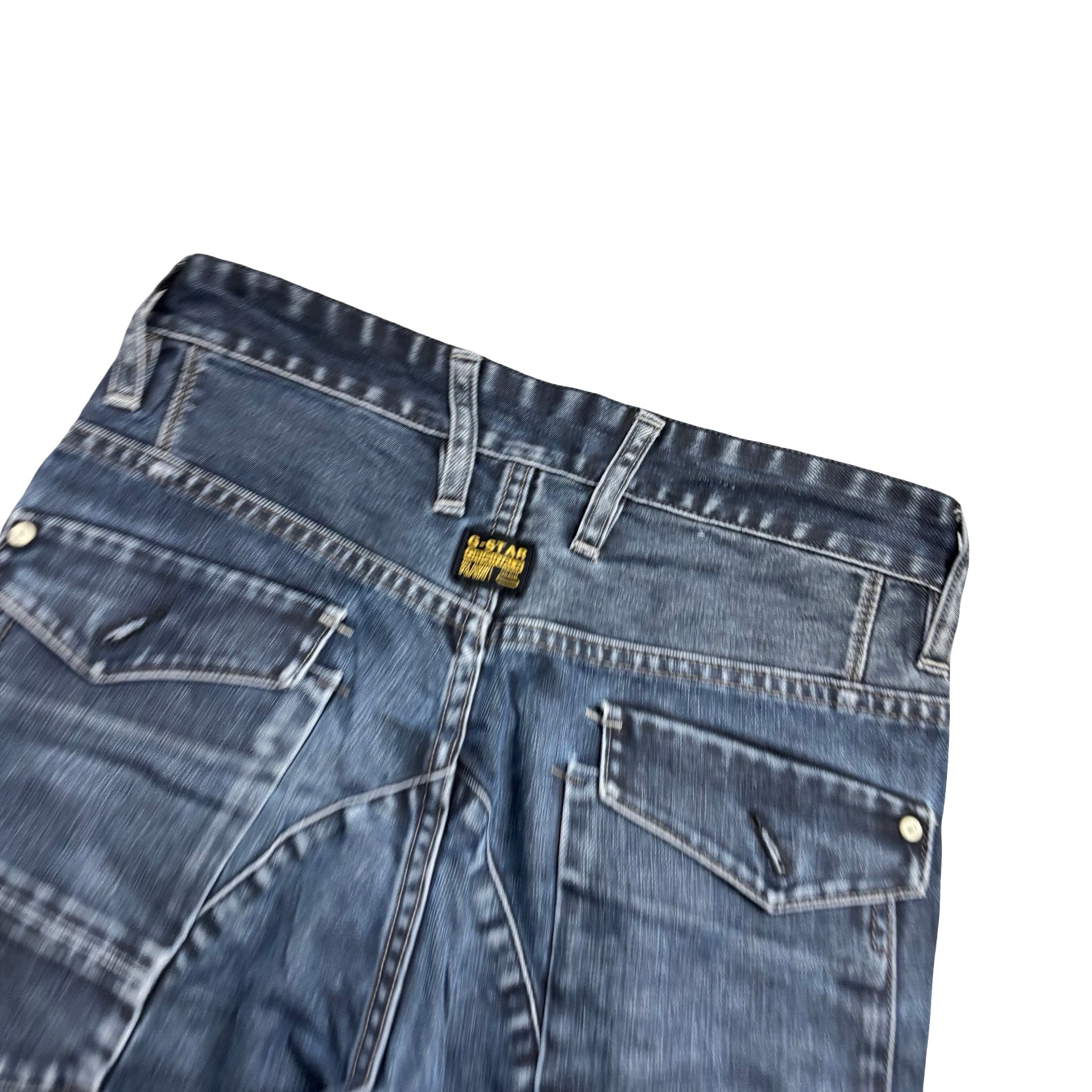 G Star Raw 3D Tapered Jeans W28 L32 Mens Dark Blue Denim