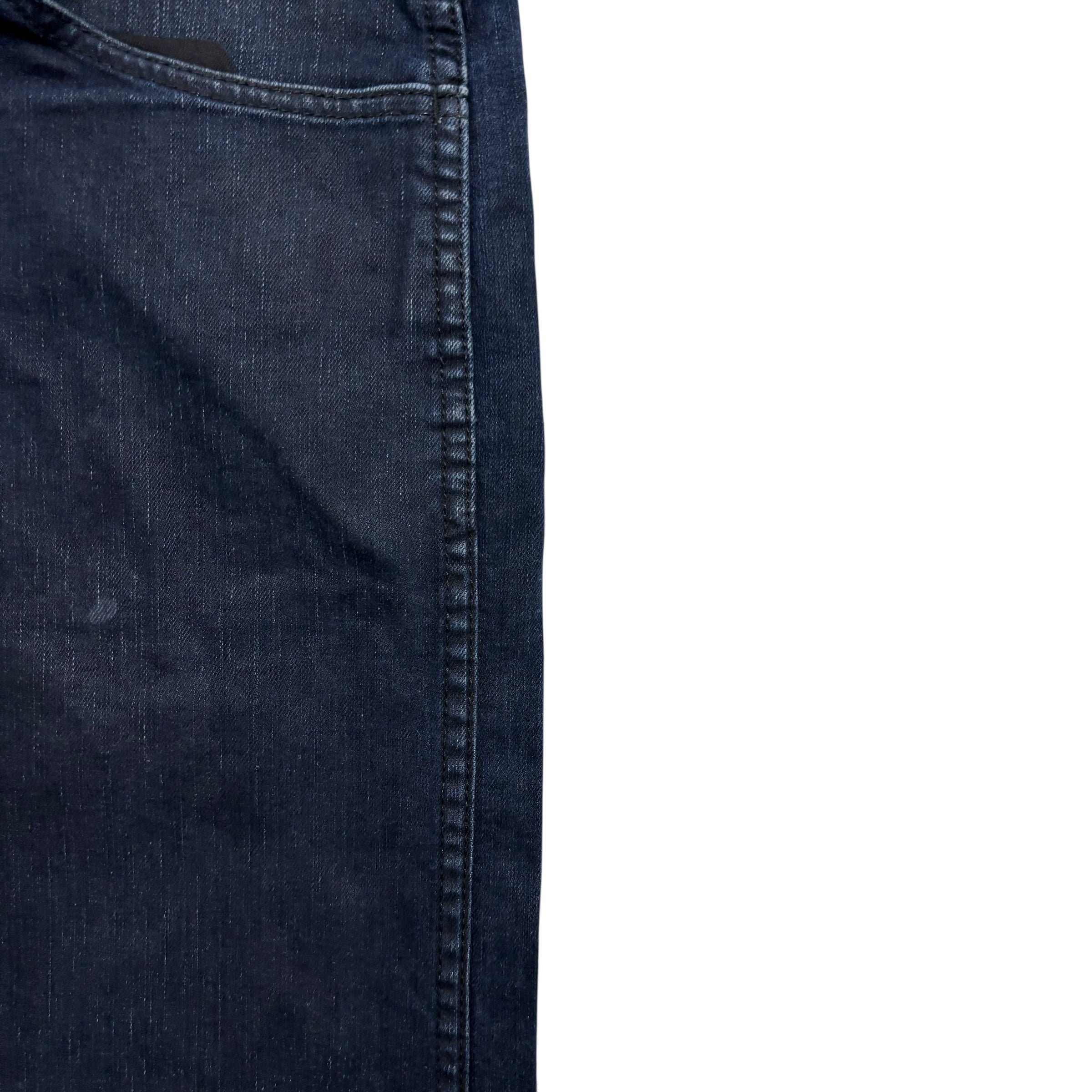 Levis 569 Jeans W38 L30 Mens Navy Blue Baggy Relaxed Fit Stretch Denim