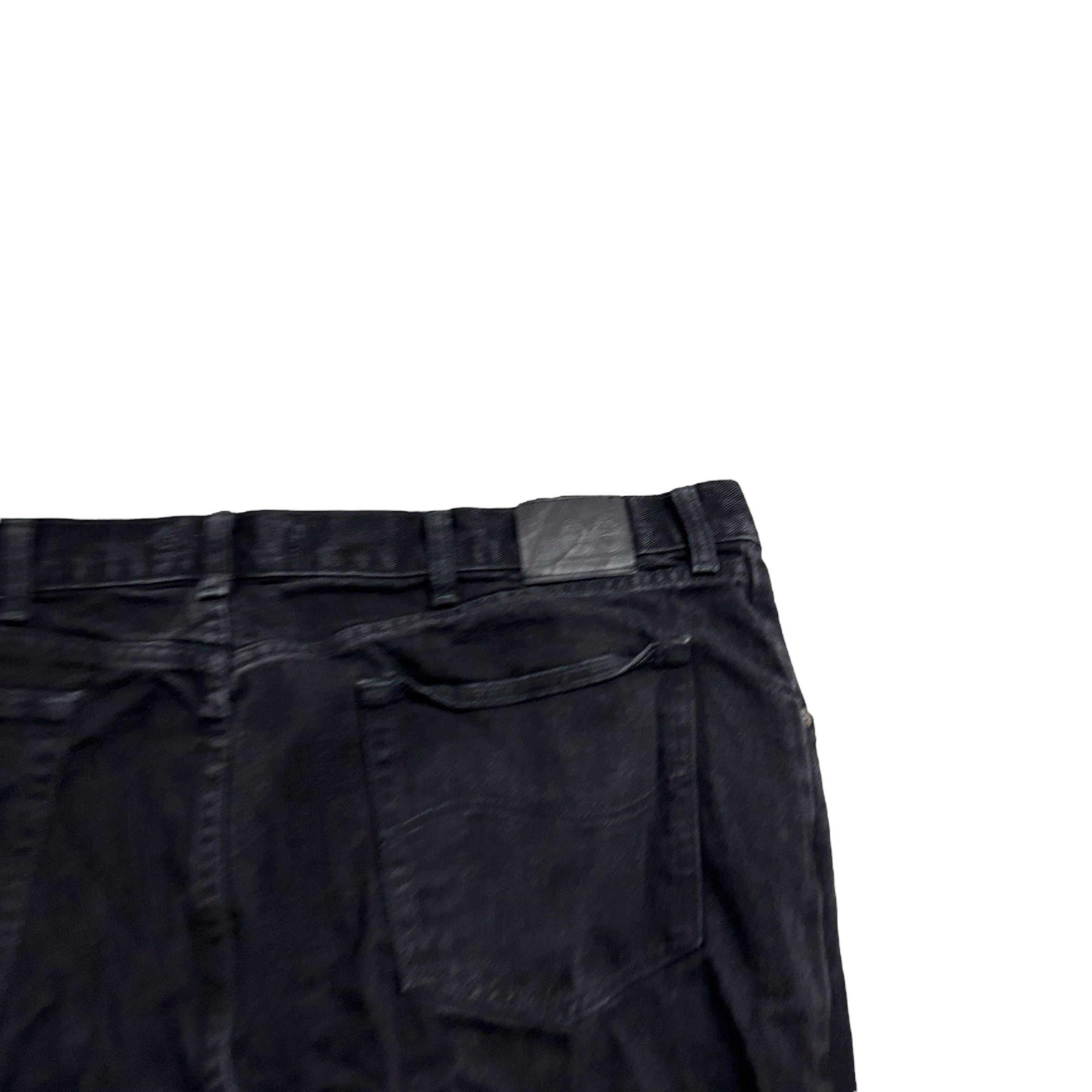 Lee Jeans W46 L30 Mens Black Regular Straight Fit Denim (E)