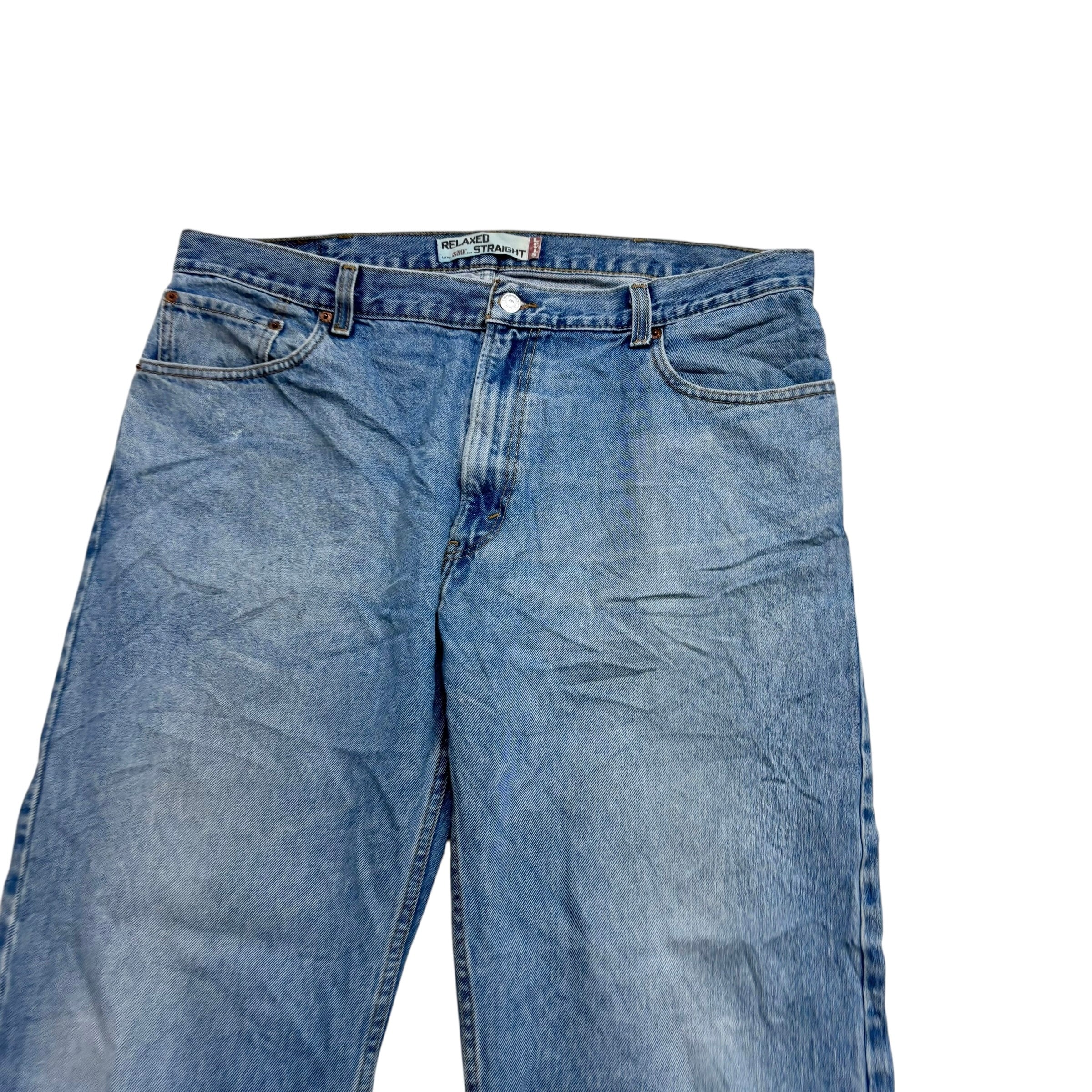 Levis 559 Jeans W40 L30 Mens Light Blue Baggy Relaxed Straight Fit Vintage Denim