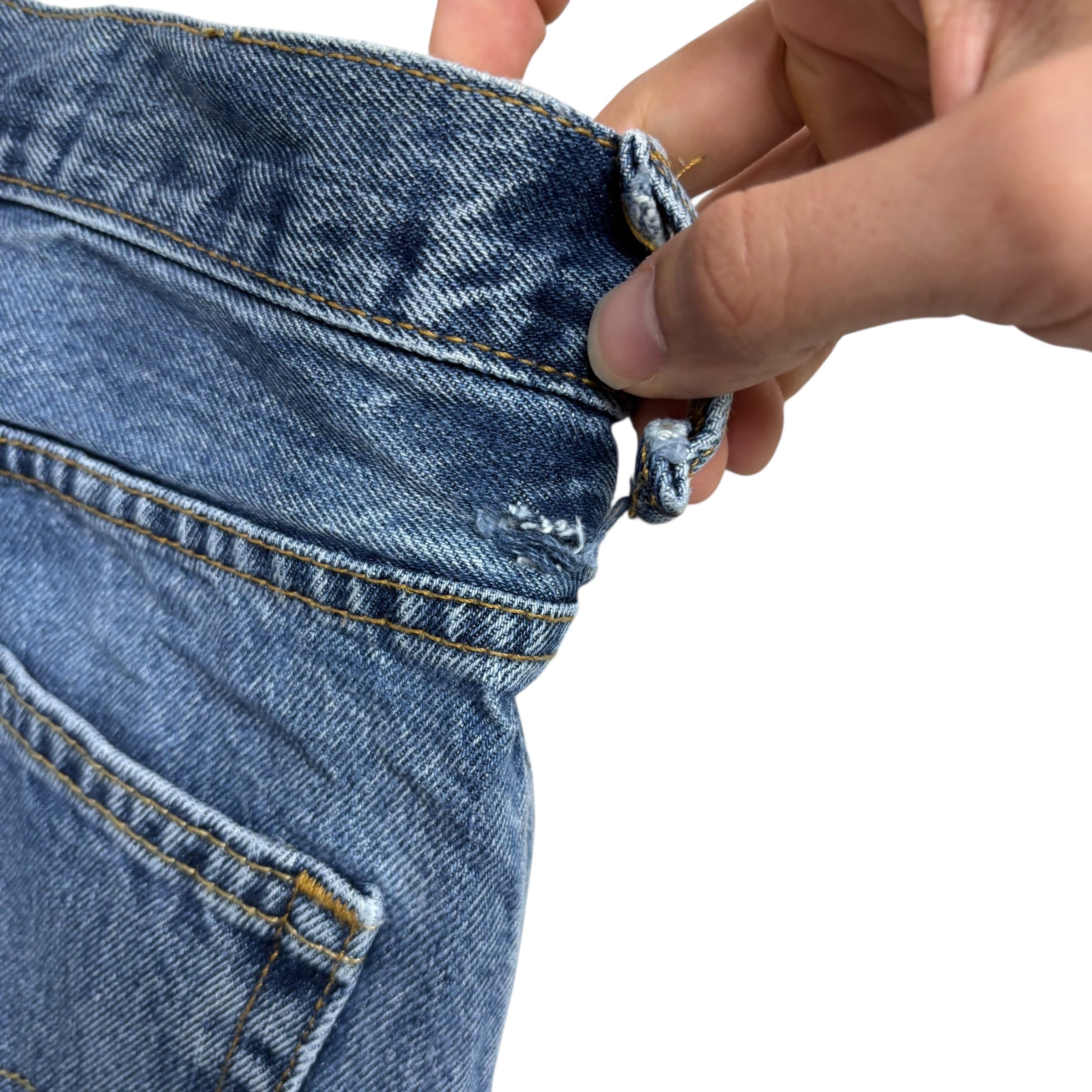 Levis 550 Jeans W54 L32 Mens Light Blue Baggy Relaxed Straight Fit Denim