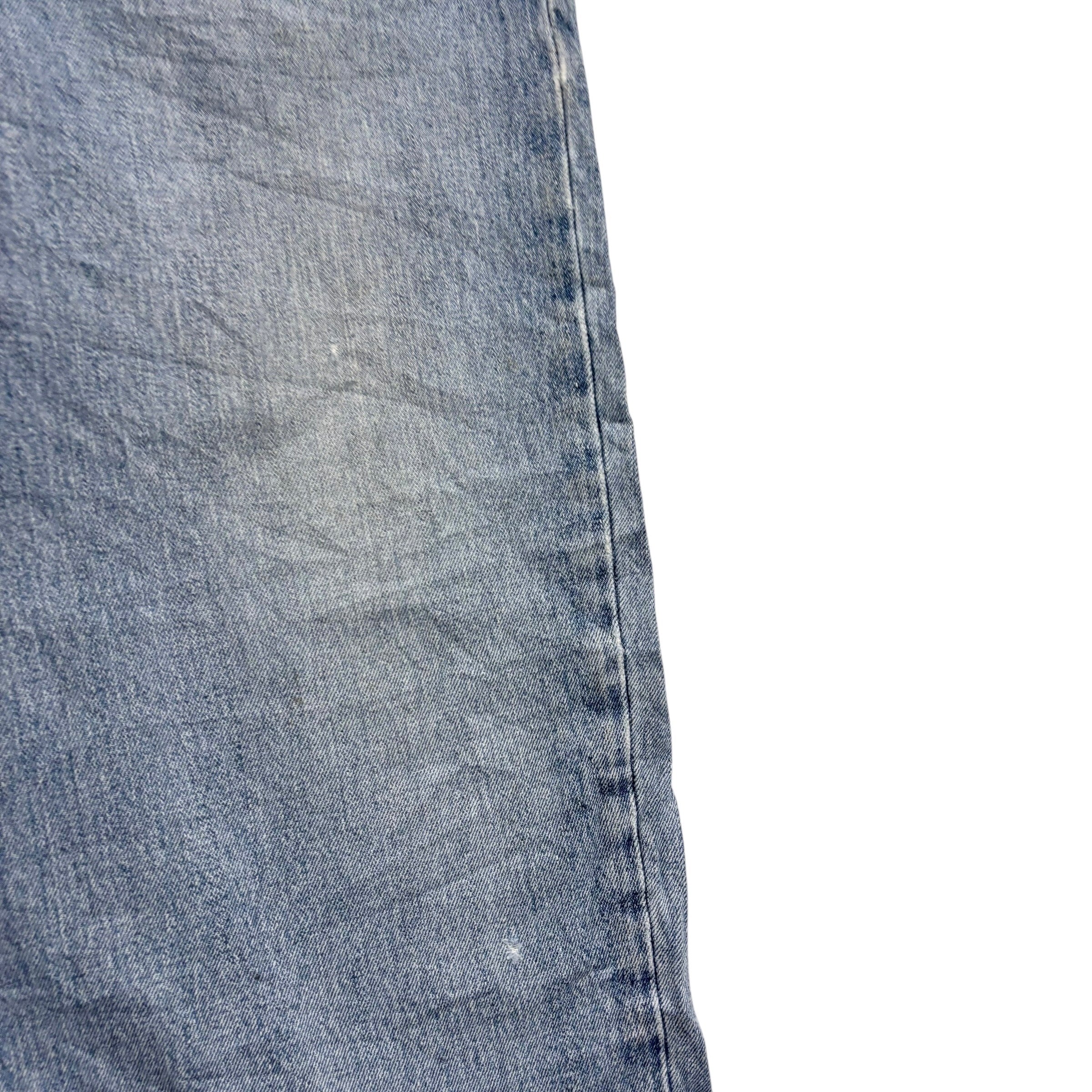 Levis 550 Jeans W38 L30 Mens Light Blue Baggy Relaxed Straight Fit Denim (F)