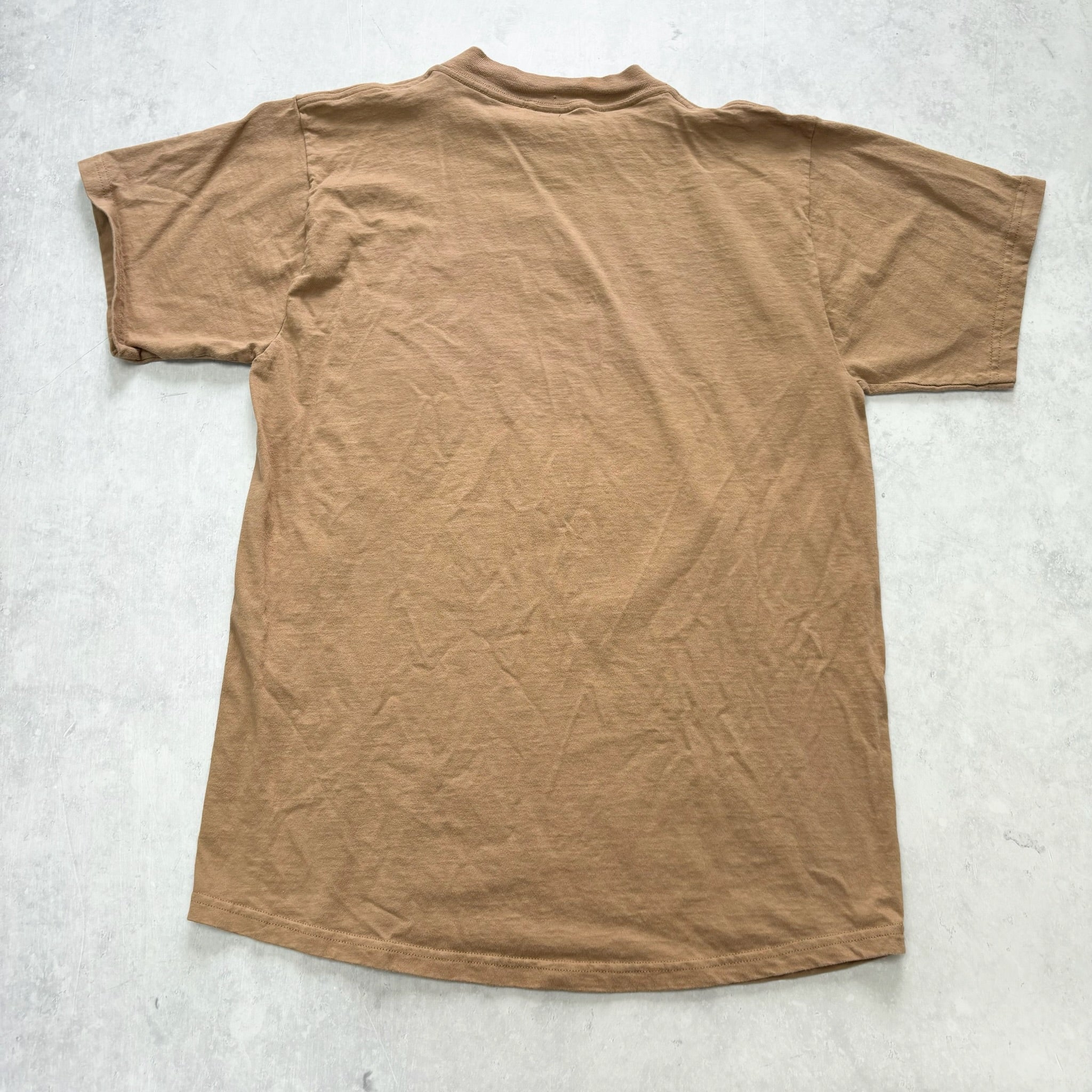 Vintage T Shirt Mens Medium Brown 00s Beer