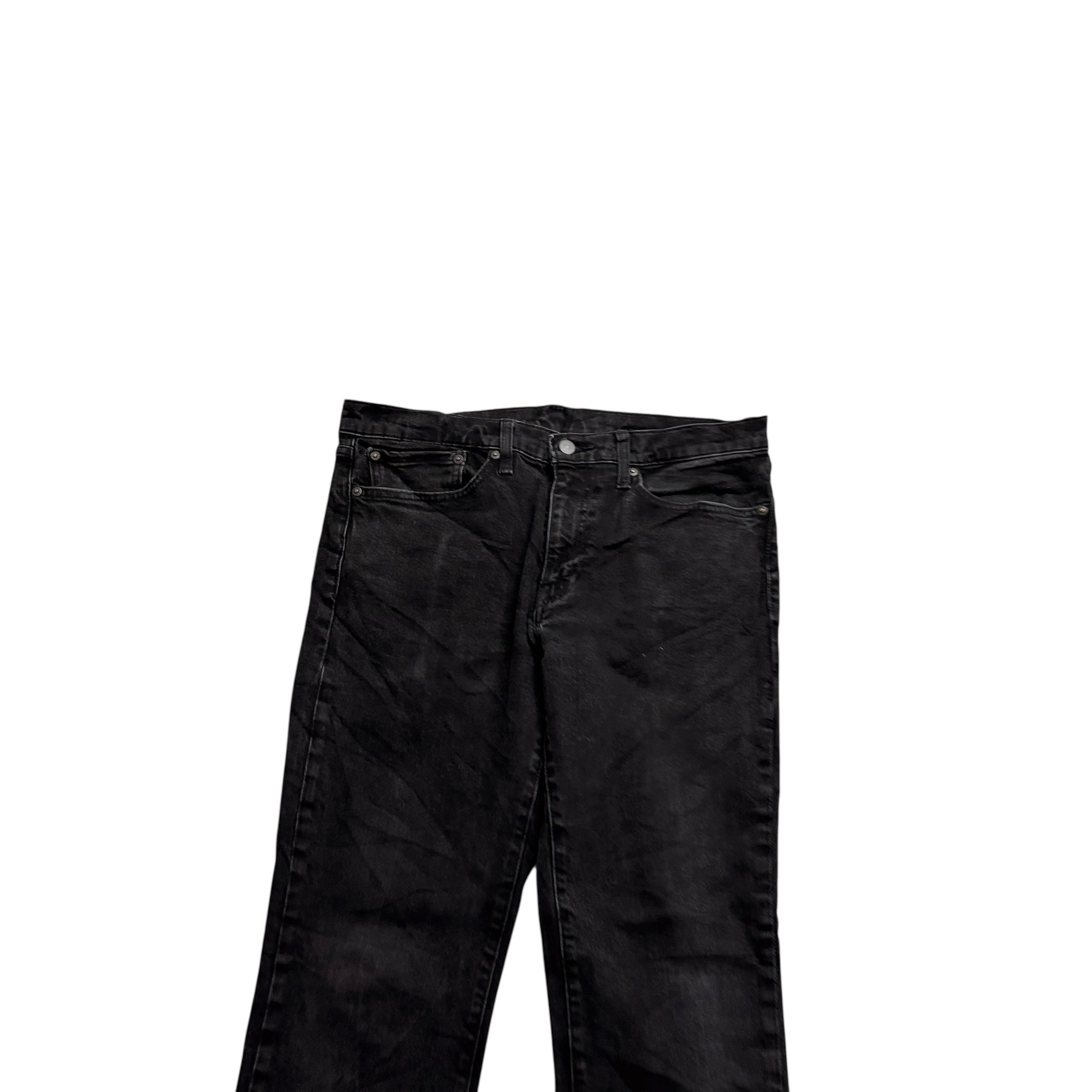 Levis 511 Jeans W34 L32 Mens Black Slim Fit Stretch Premium Denim (E)