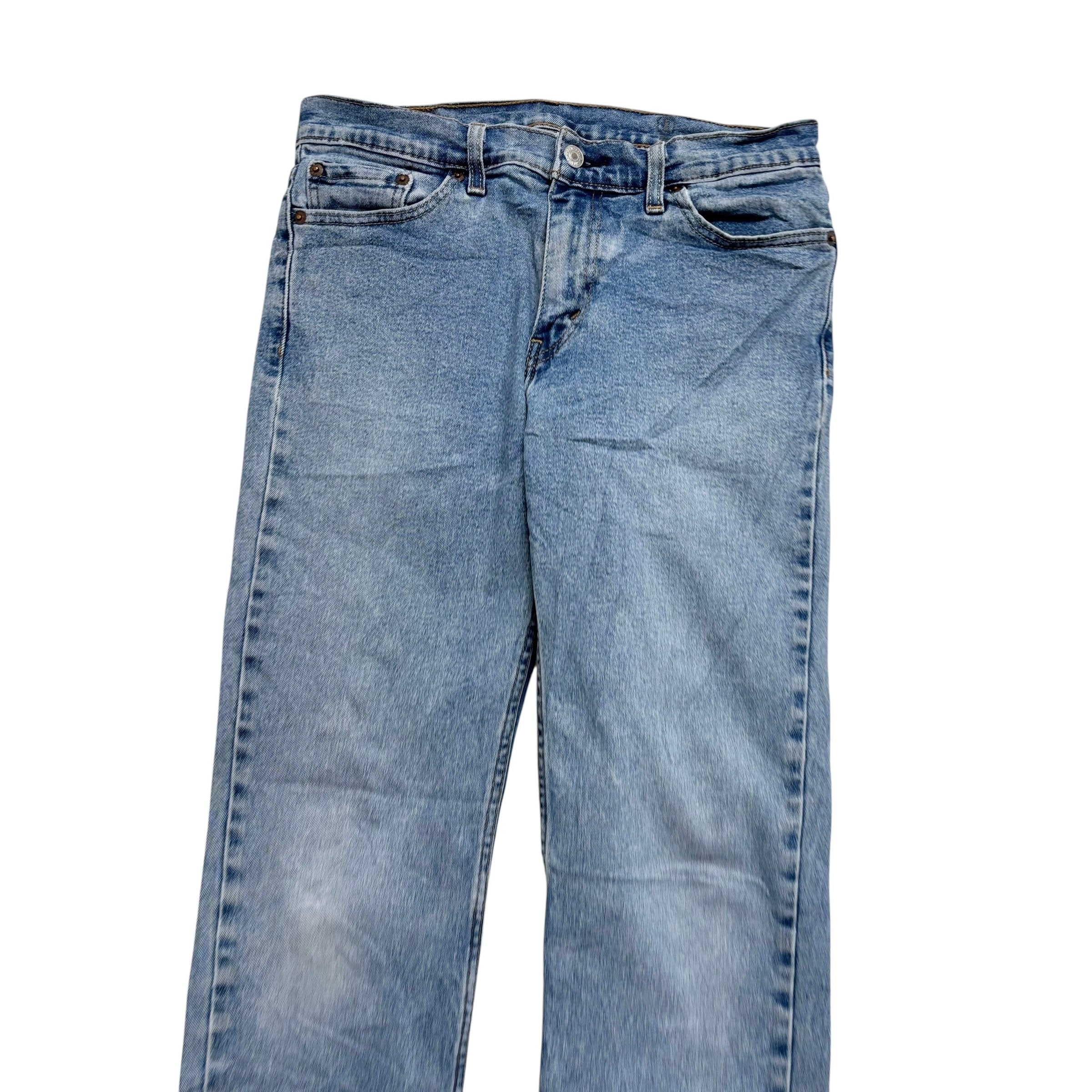 Levis 559 Jeans W32 L32 Mens Mid Blue Relaxed Straight Fit Stretch Denim